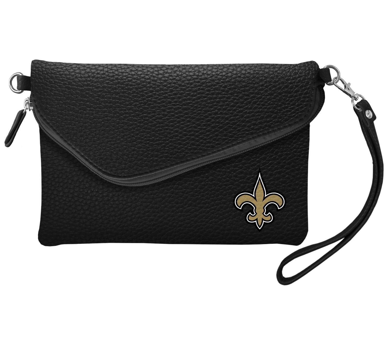 Little Earth NFL Pebble Fold Over Crossbody Pure