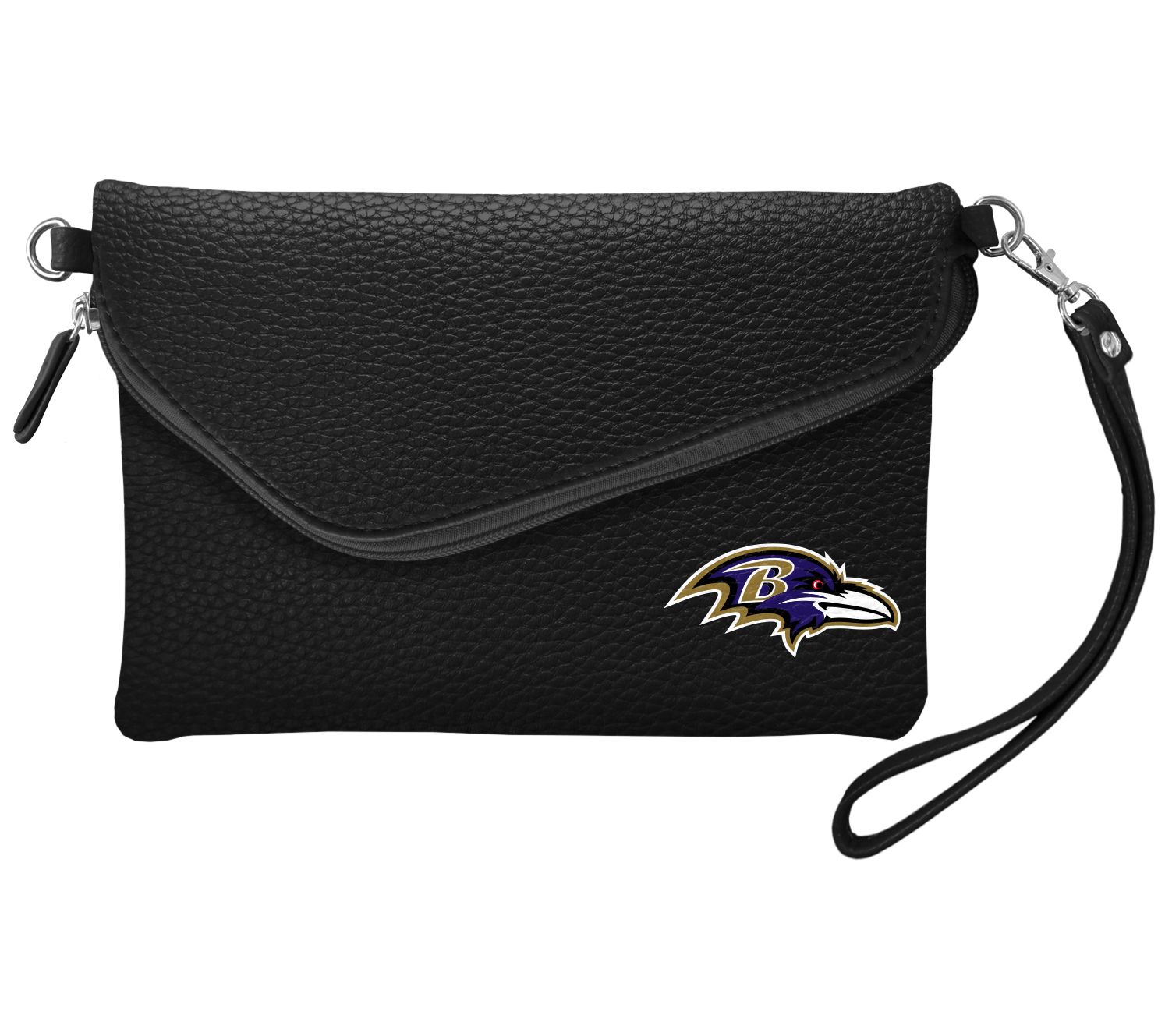 Little Earth NFL Pebble Fold Over Crossbody Pure