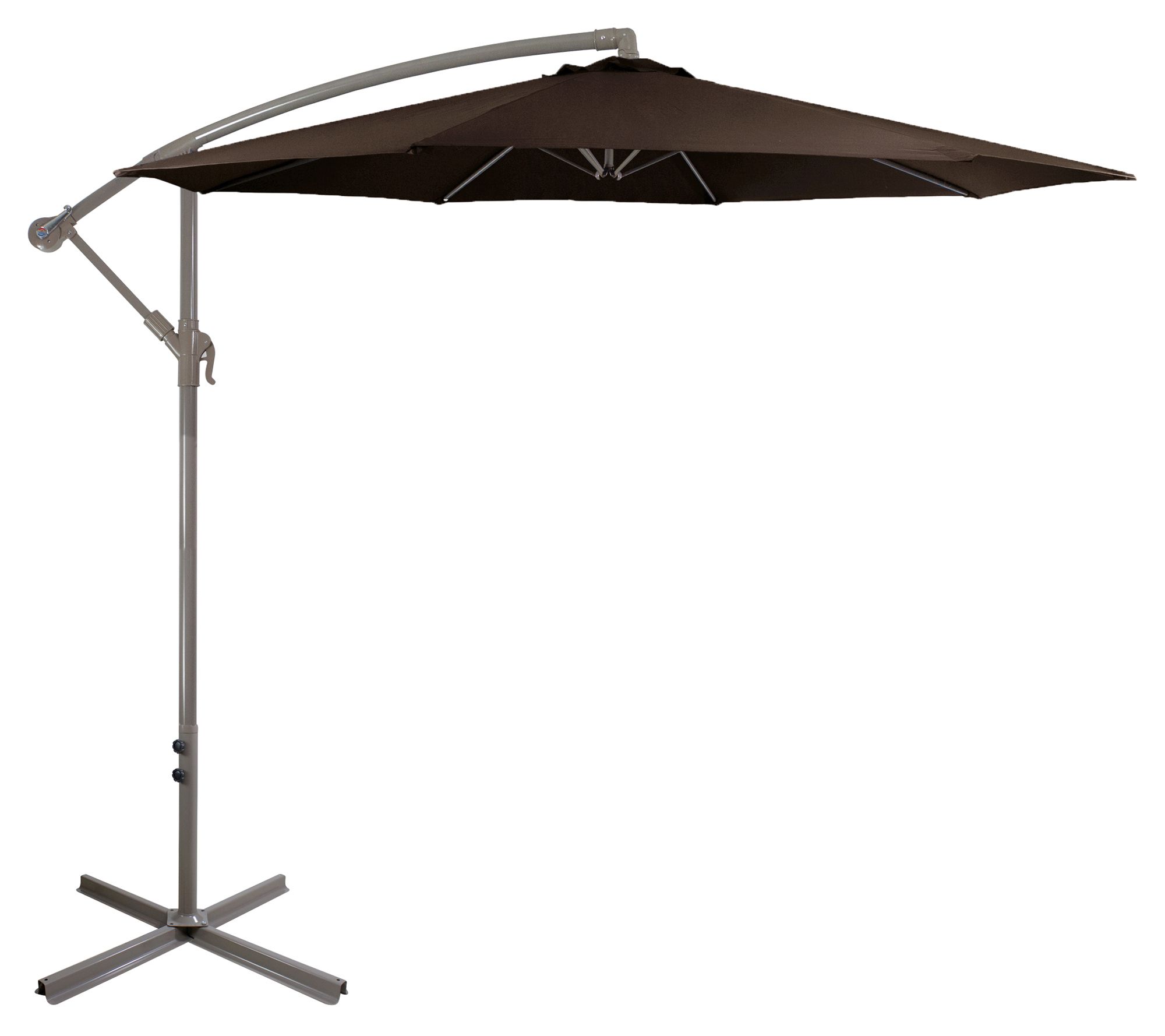 Northlight 10' Offset Outdoor Patio Umbrella wih Crank