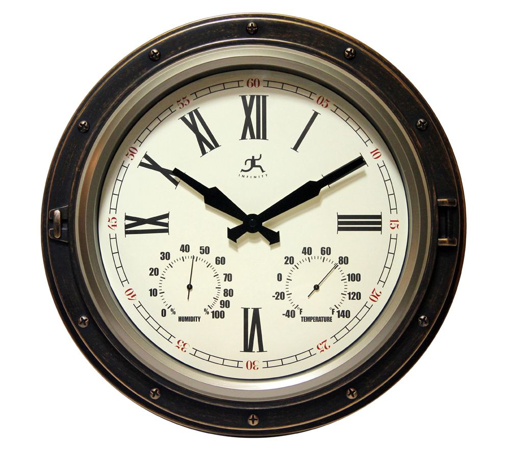 Infinity Instruments Forecaster 16" Outdoor Clock