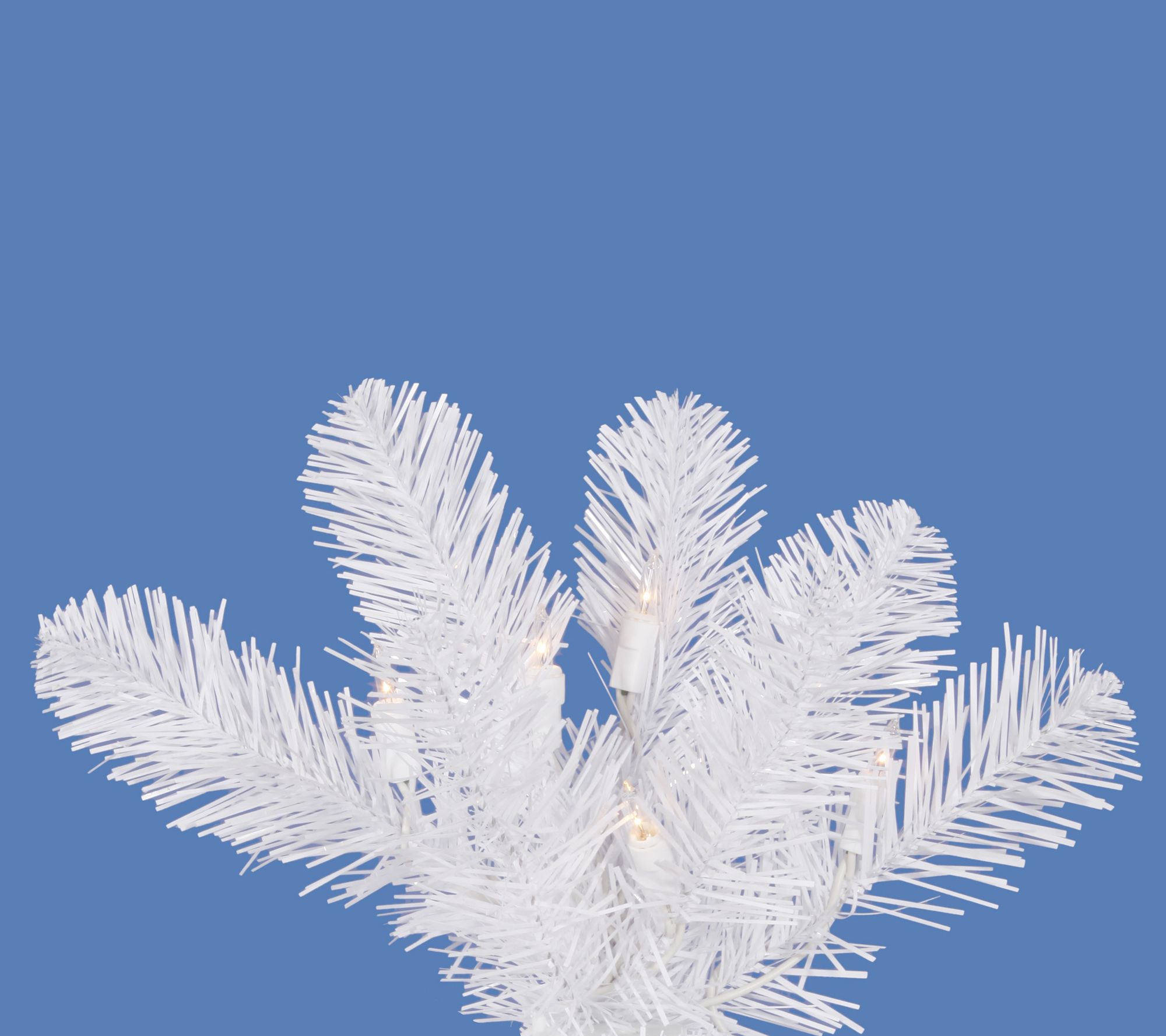 5.5' x 28" White Salem Pencil Tree by Vickerman