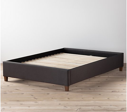 Brookside Ava Upholstered Platform Bed, Kuhn Queen Solid Wood Storage Platform Bed