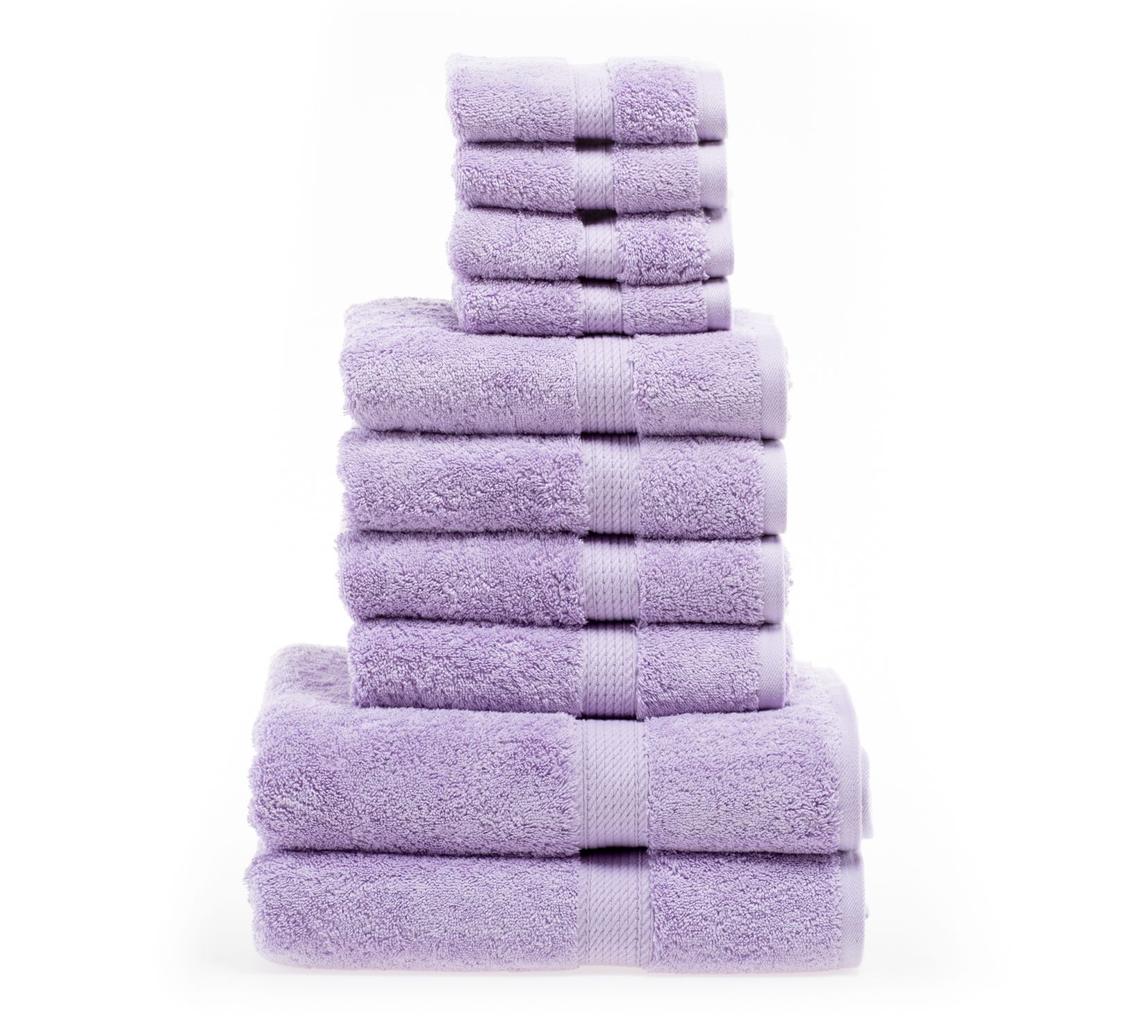 Superior Madison Egyptian Cotton Pile Plush 10-Piece Towel Set