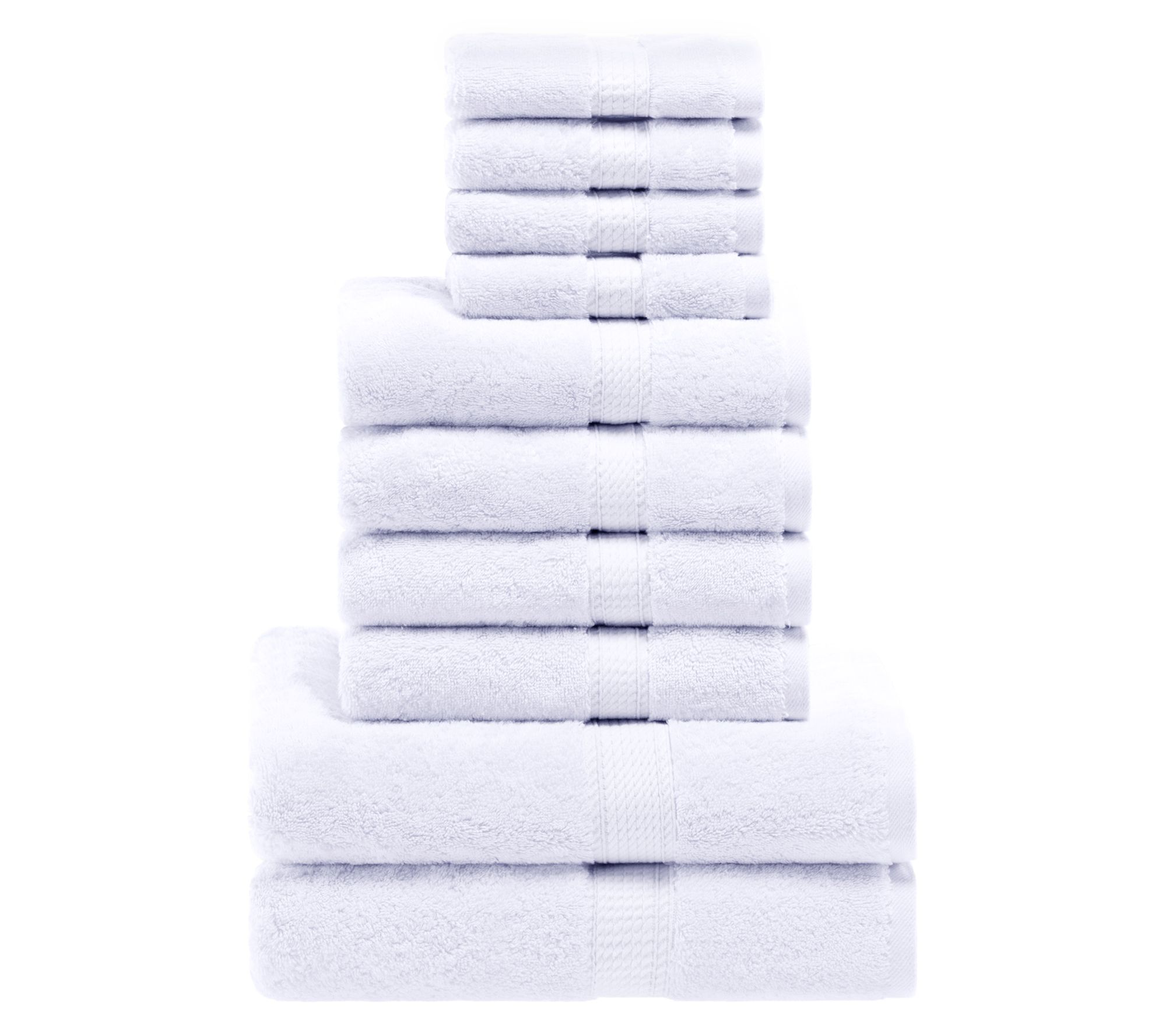 Superior Madison Egyptian Cotton Pile Plush 10-Piece Towel Set