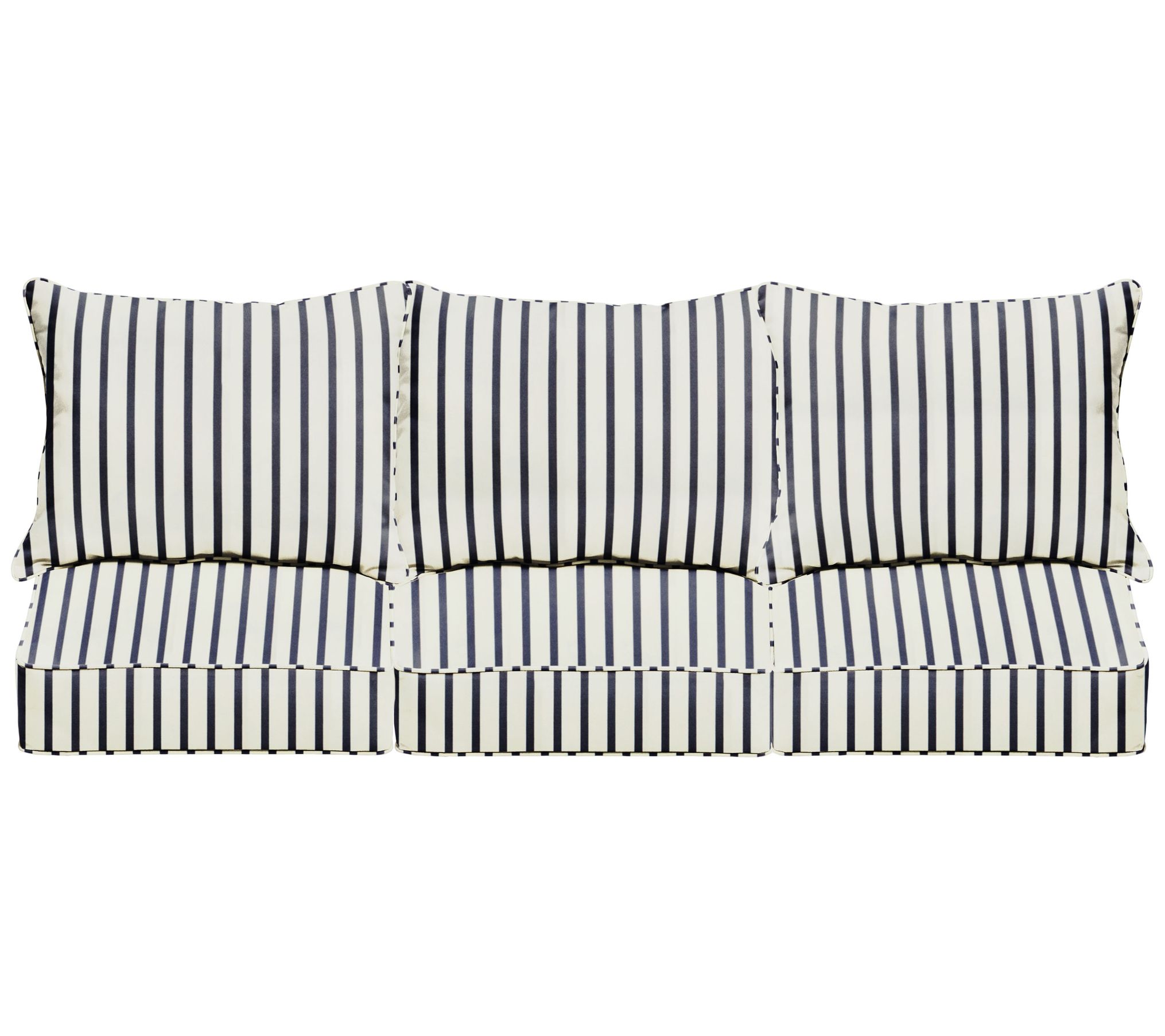 Sunbrella Deep Seating Sofa Pillow & CushionSet 23x25x5