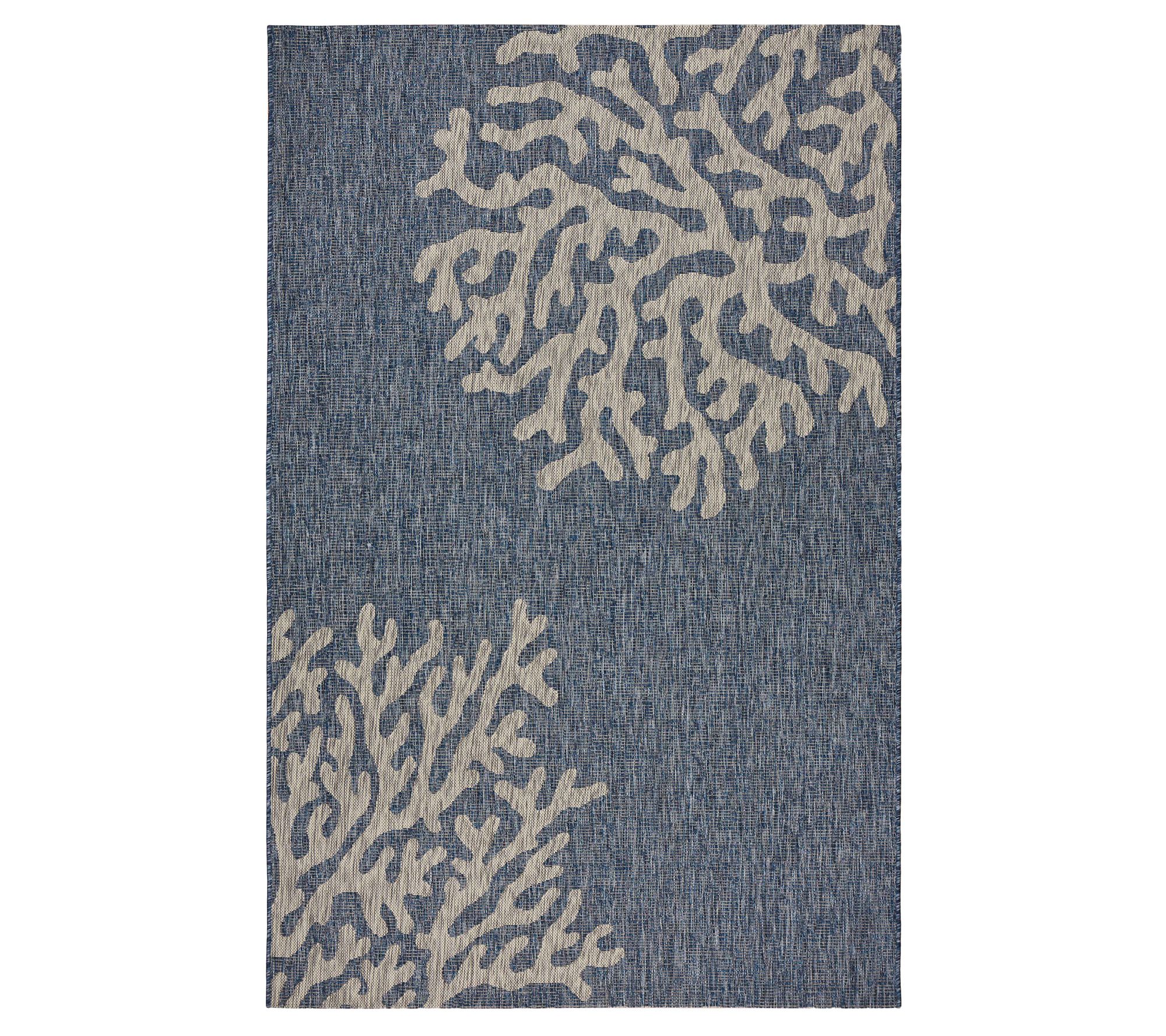 Ox Bay Delicate Reef Indoor/Outdoor Captiva Rug7'9" x 9'5"