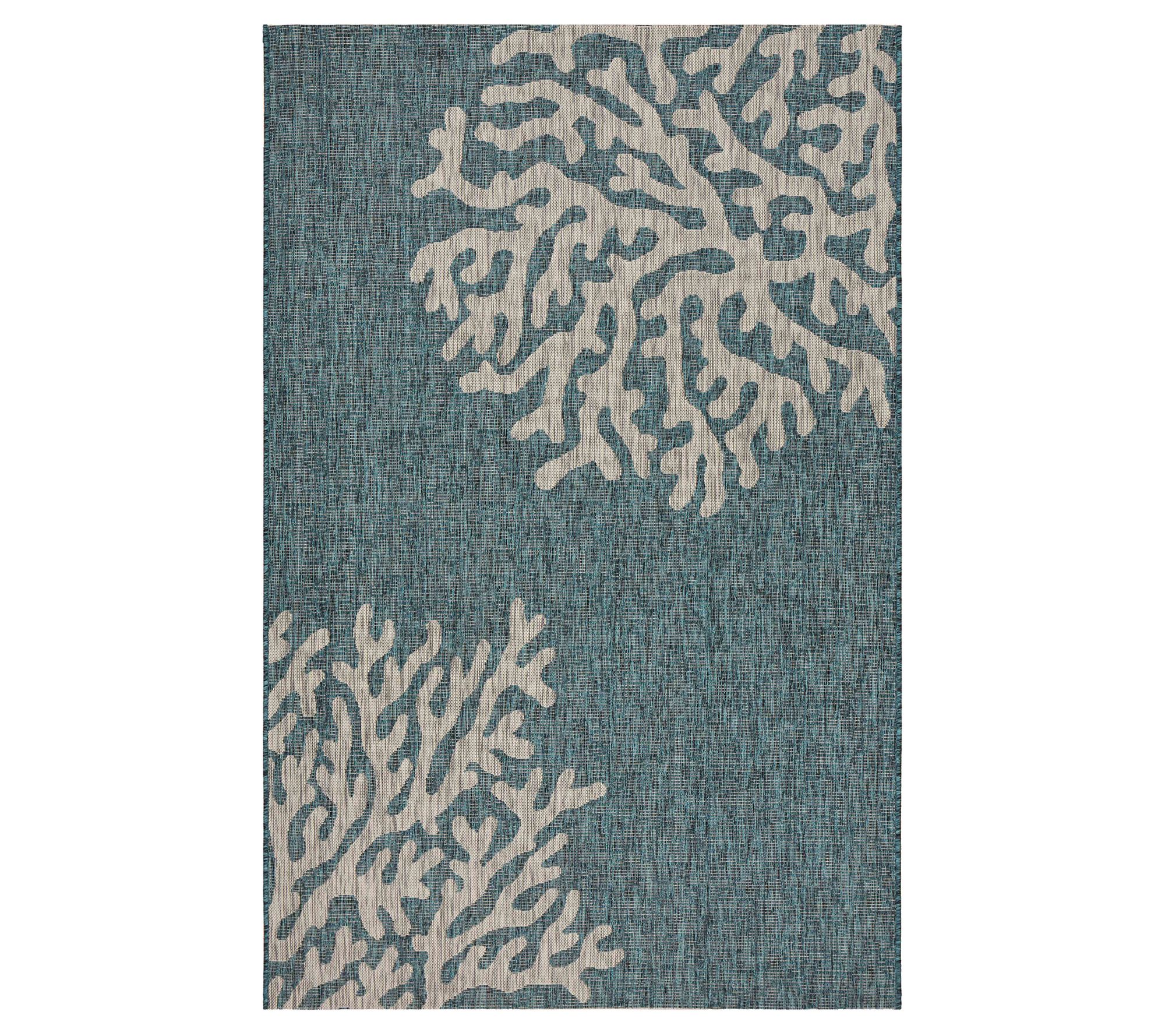 Ox Bay Delicate Reef Indoor/Outdoor Captiva Rug7'9" x 9'5"