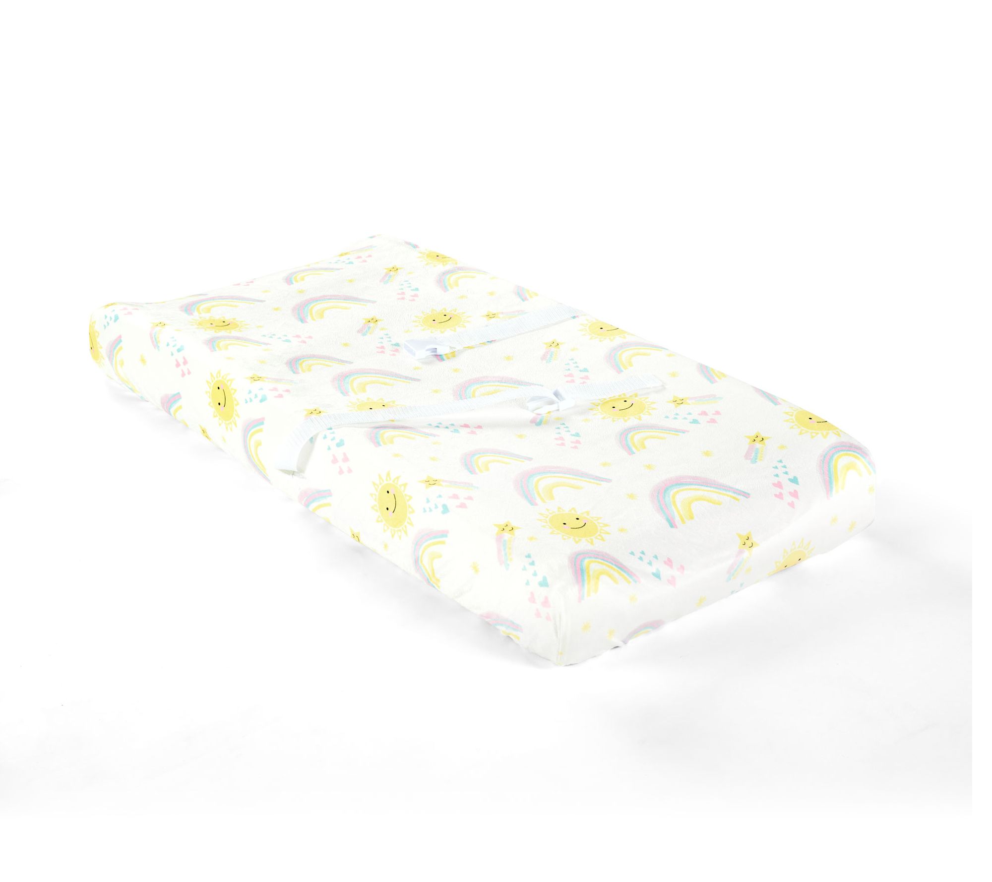 Lush Decor Sunshine Rainbow Changing Pad Cover