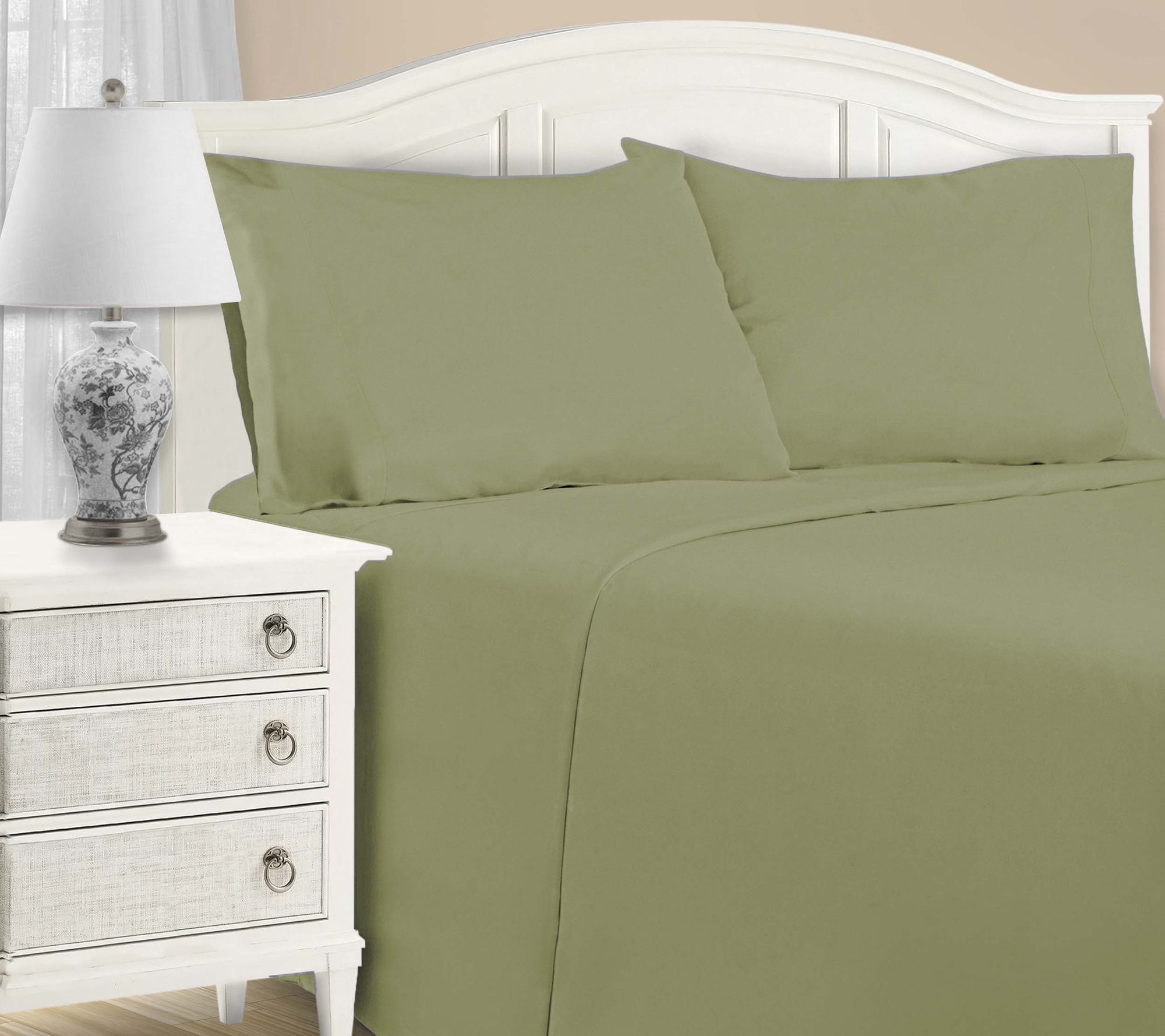 Superior 1200TC Cotton Blend Deep Pocket Bed Sheet Set, King