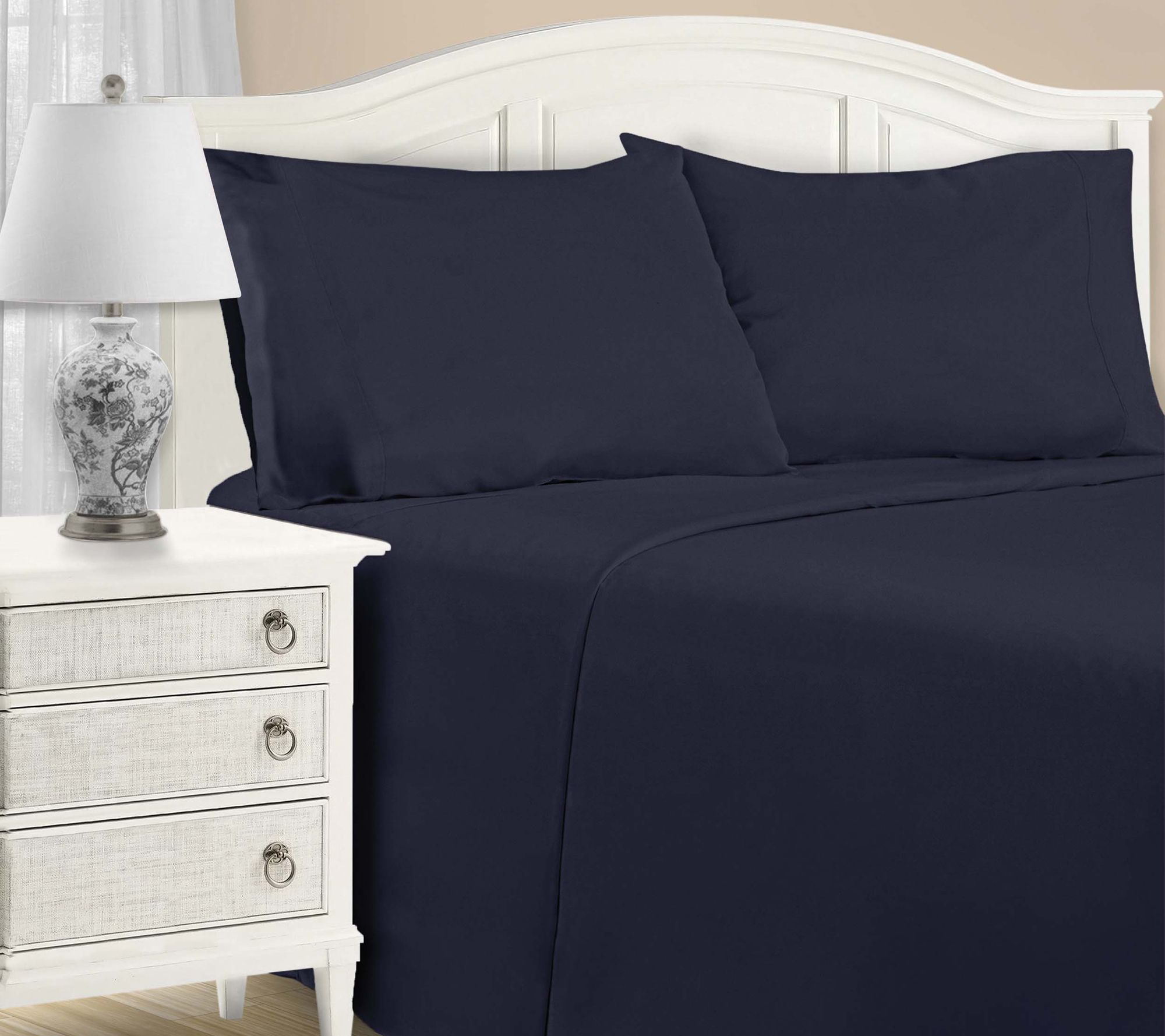 Superior 1200TC Cotton Blend Deep Pocket Bed Sheet Set, King