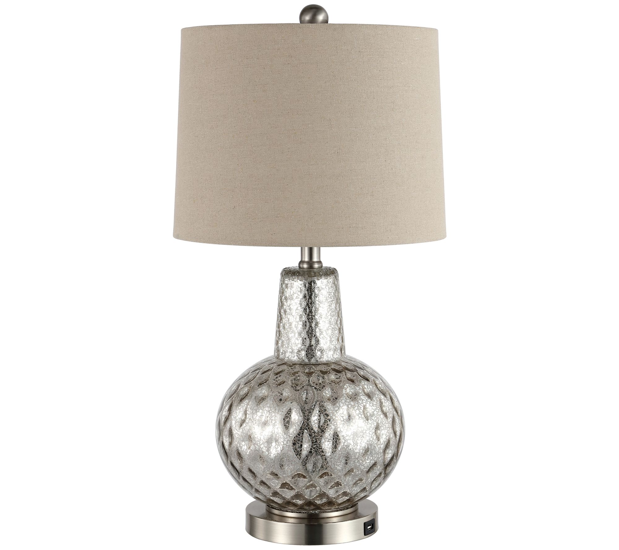 Atlas 23.5" Table Lamp w/ USB by Valerie
