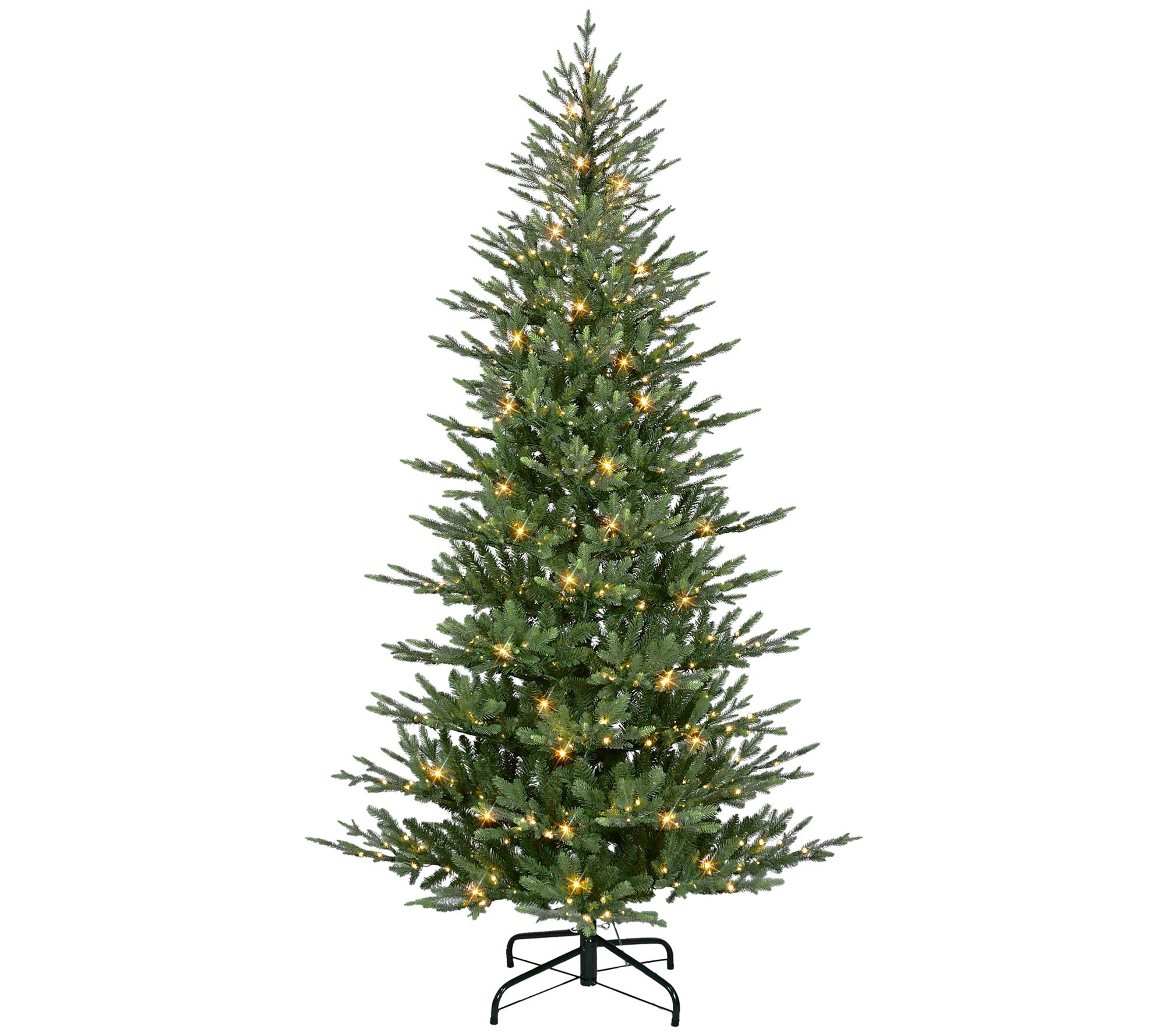 Puleo 7.5' Pre-Lit Alberta Slim Artificial Spruce Tree