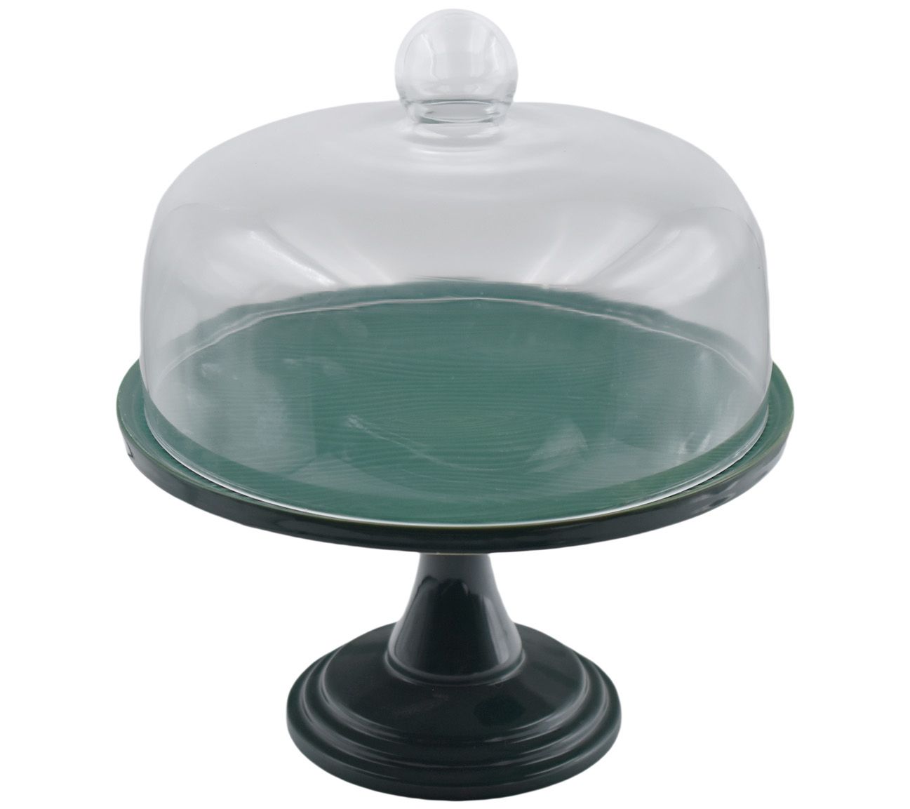Temp-tations Woodland Cake Pedestal with Dome Glass Lid