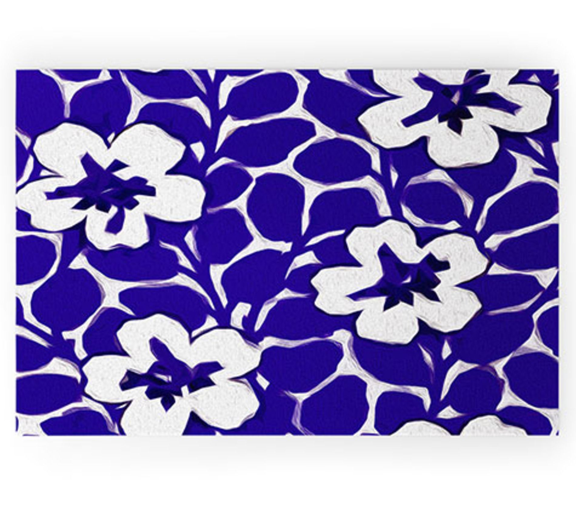 Deny Designs Welcome Mat-Painted Floral by J. Maldonado