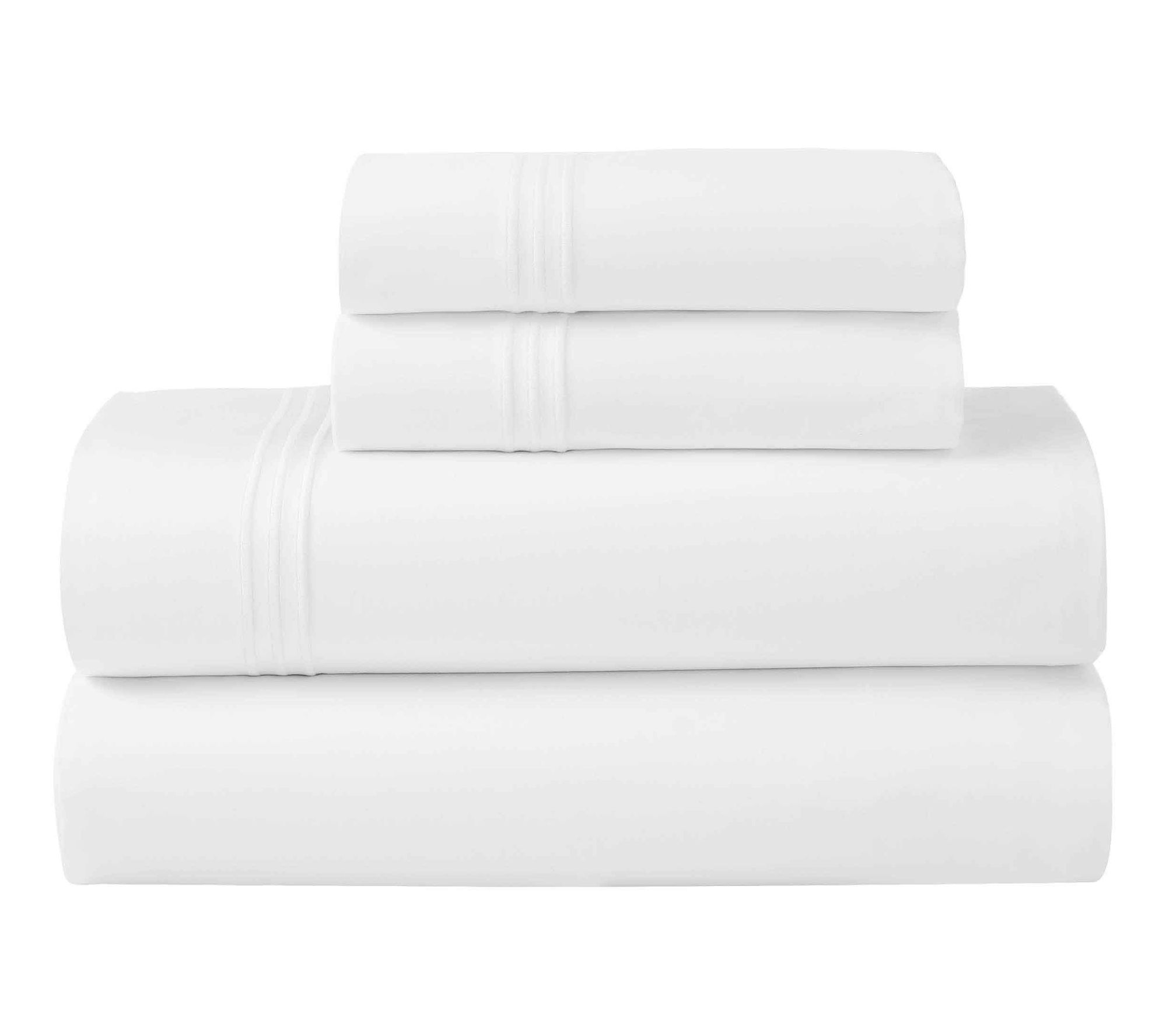 Superior Brandon Cotton Embroidered Bed Sheet Set-TW/XL