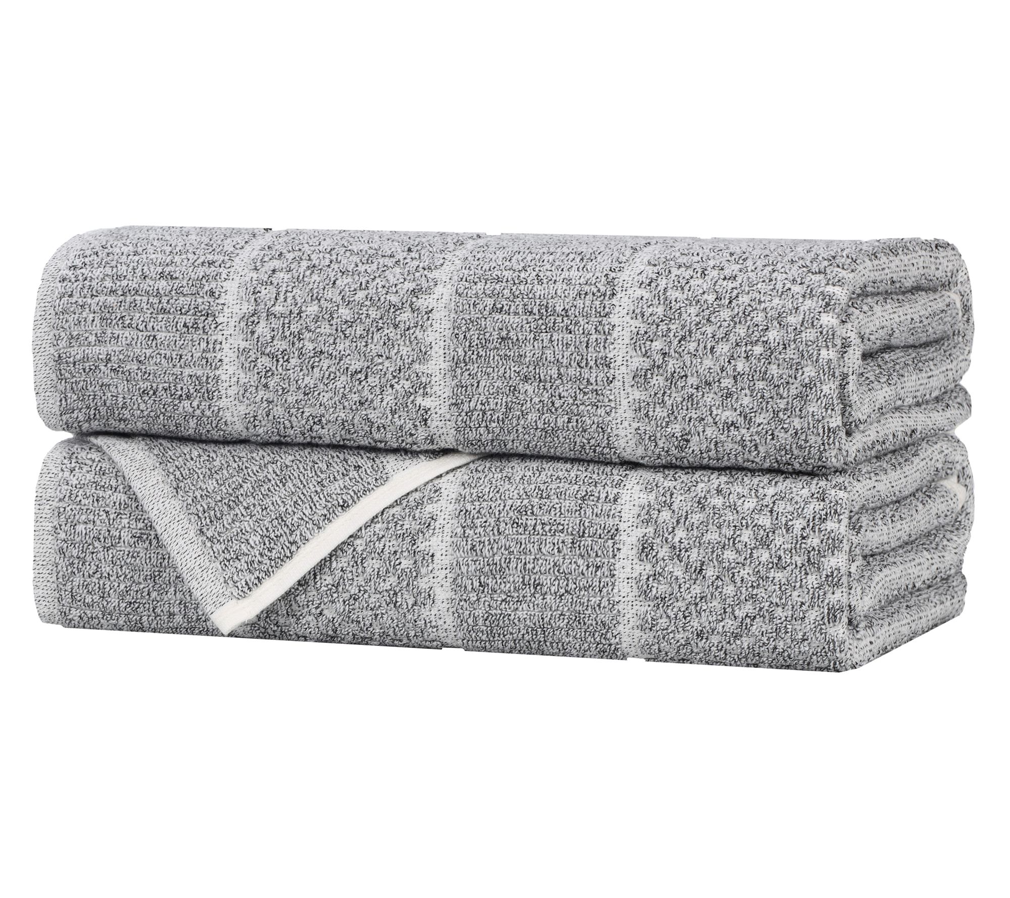 Superior Naples 2PC Cotton Blend Solid Bath Towel Set
