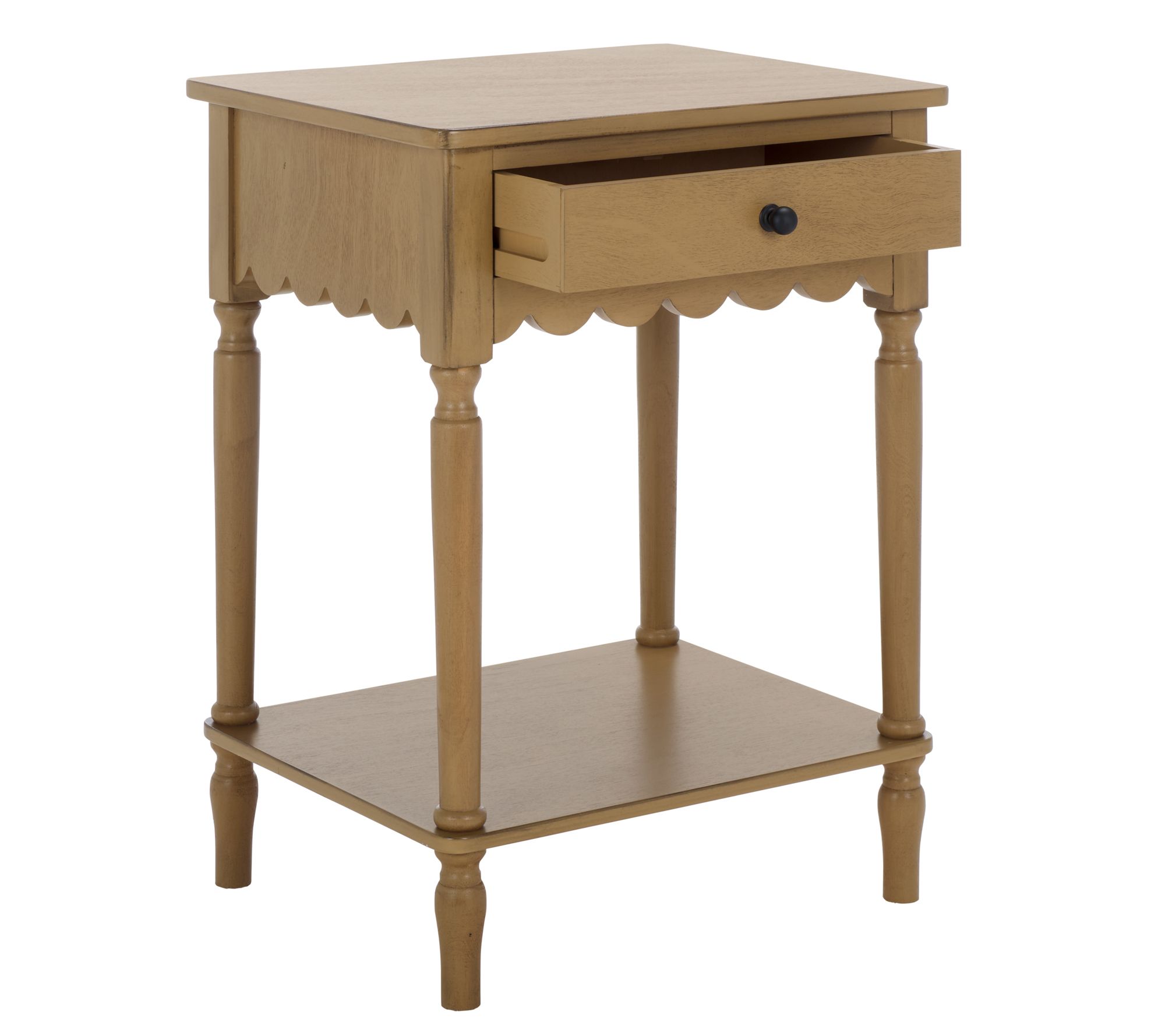 Safavieh Haven Scalloped Drawer Accent Table