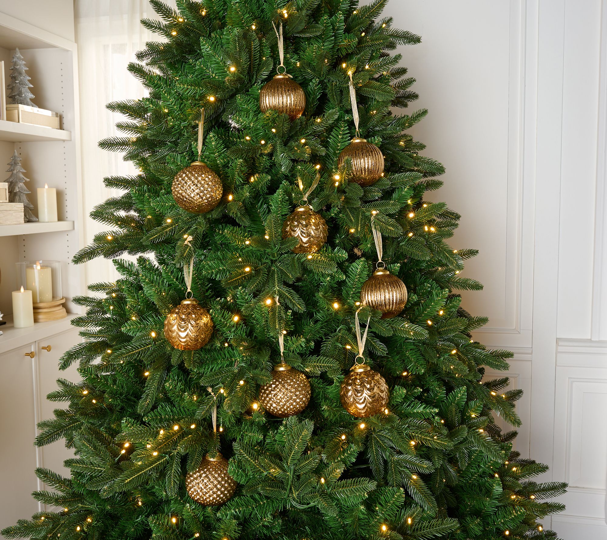 "As Is" BFF Collection Set of 9 Oversized Glass Ornaments