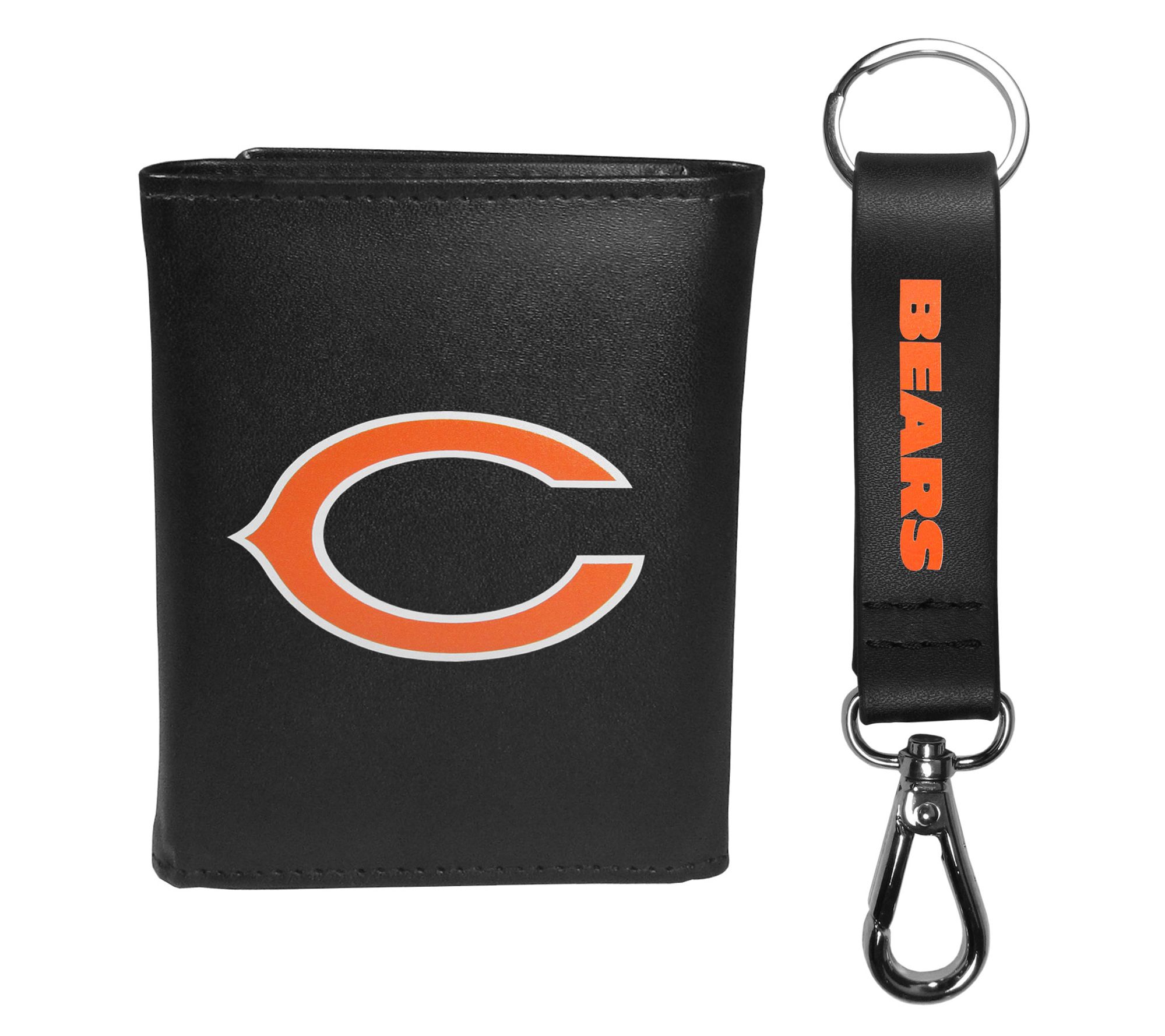 Siskiyou Sports NFL Tri-fold Wallet & Strap KeyChain
