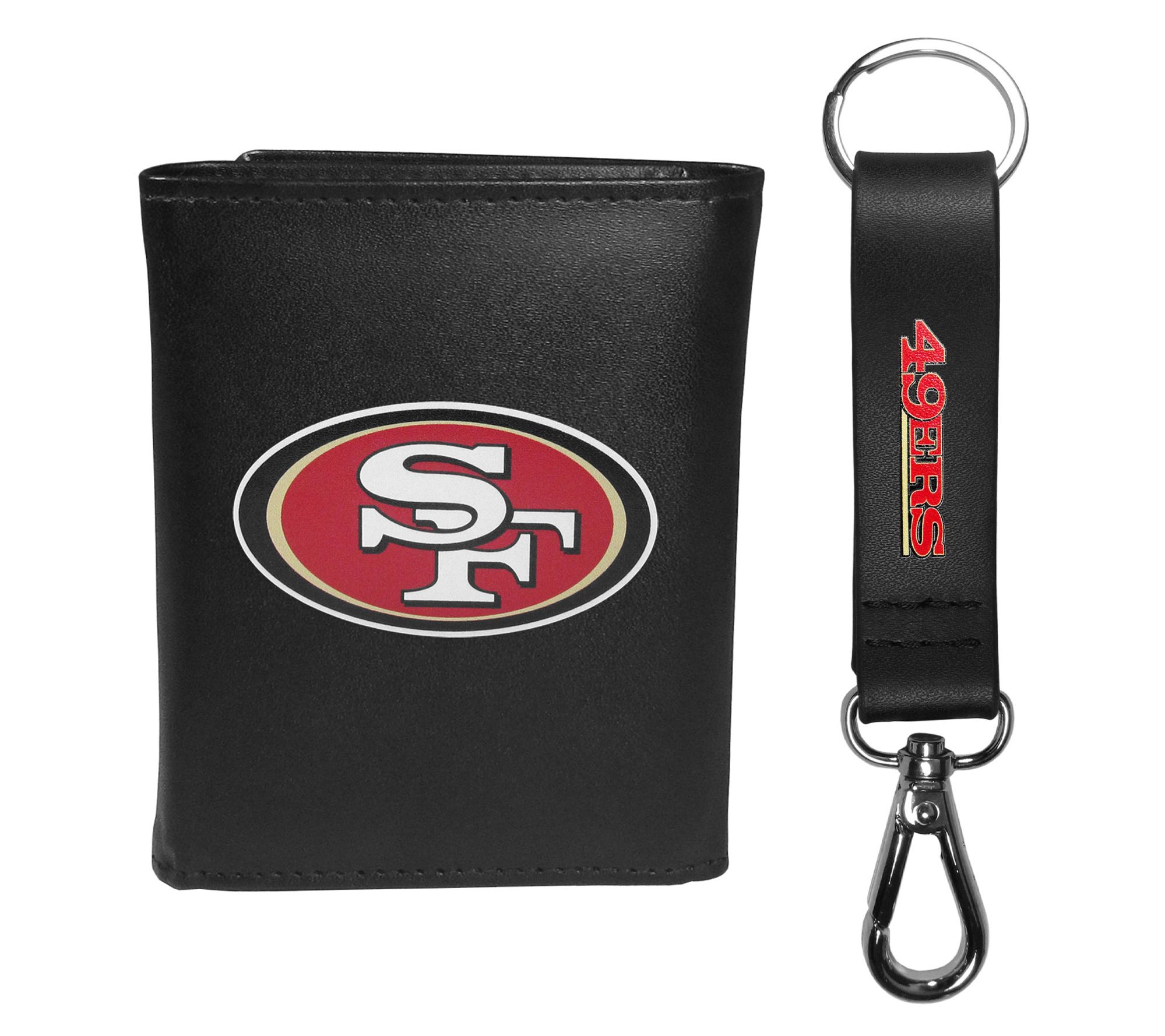 Siskiyou Sports NFL Tri-fold Wallet & Strap KeyChain