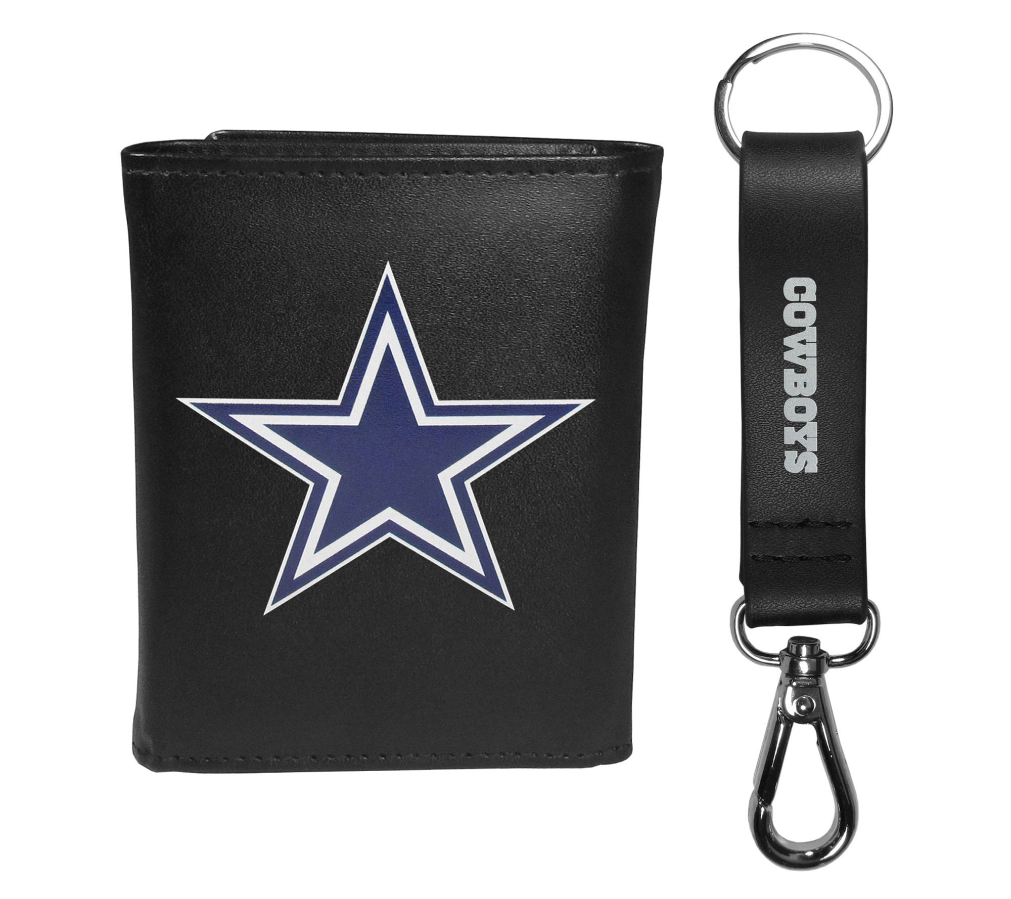 Siskiyou Sports NFL Tri-fold Wallet & Strap KeyChain
