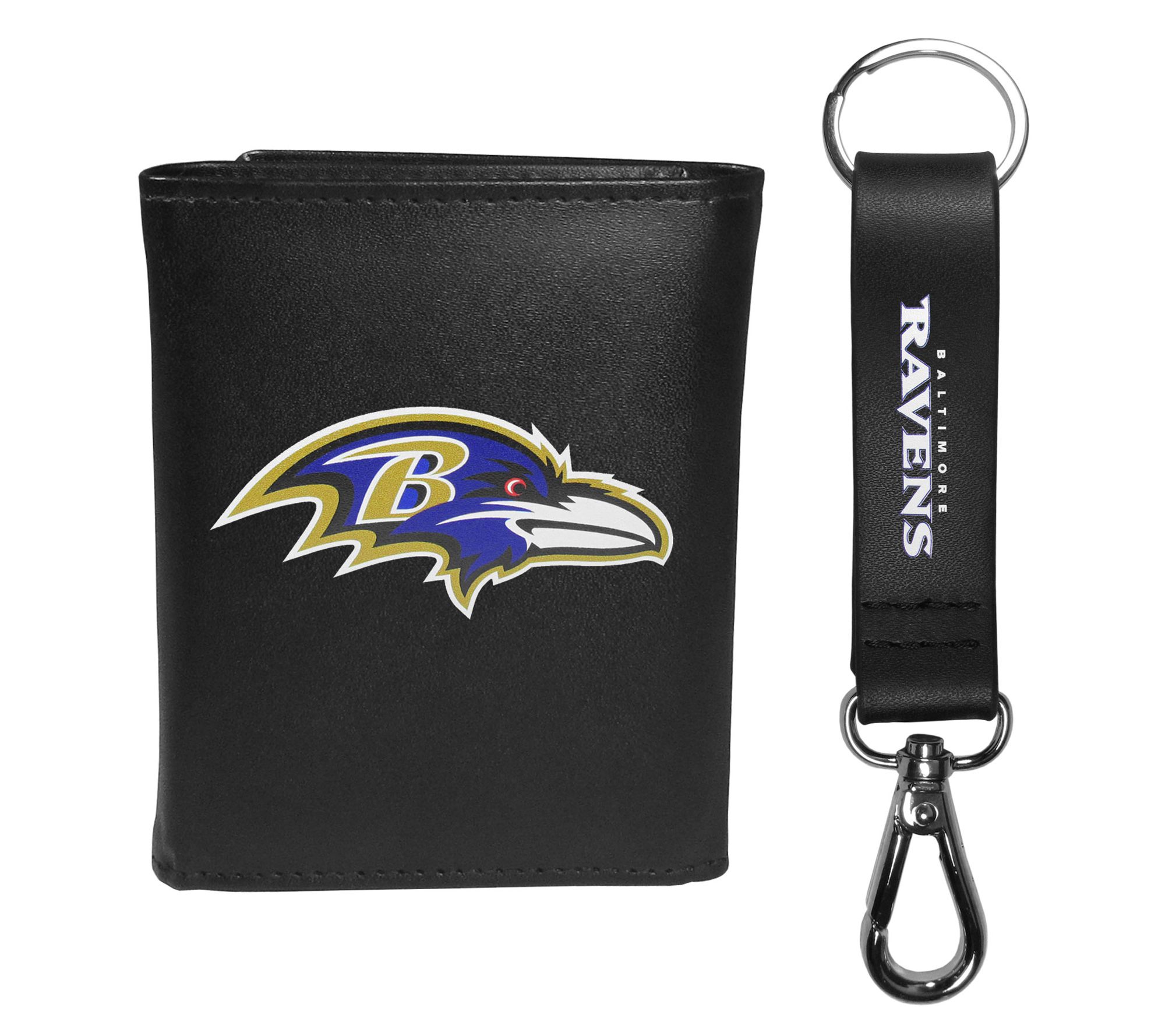 Siskiyou Sports NFL Tri-fold Wallet & Strap KeyChain