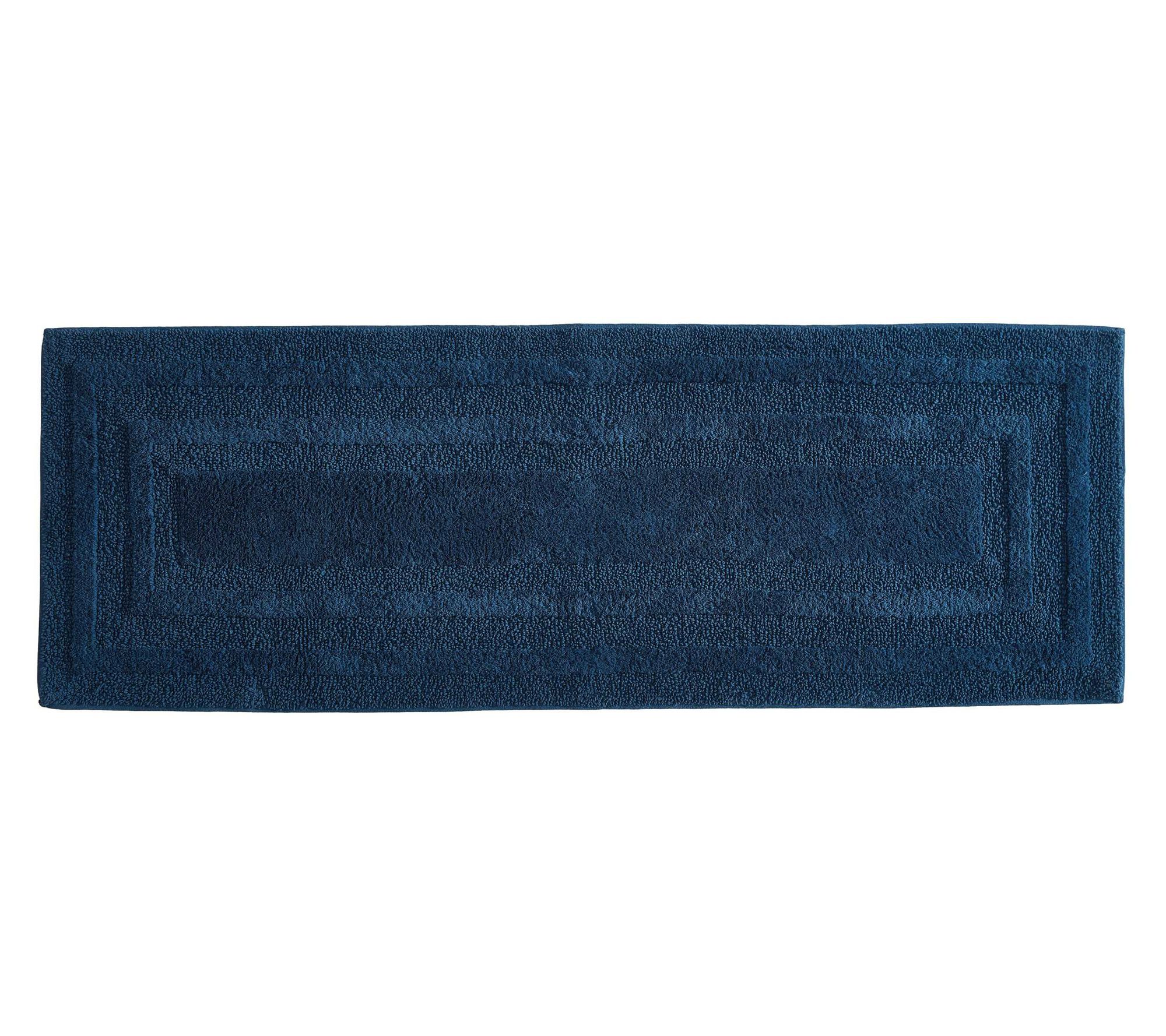 Eddie Bauer Logan Indigo Blue Bath Runner