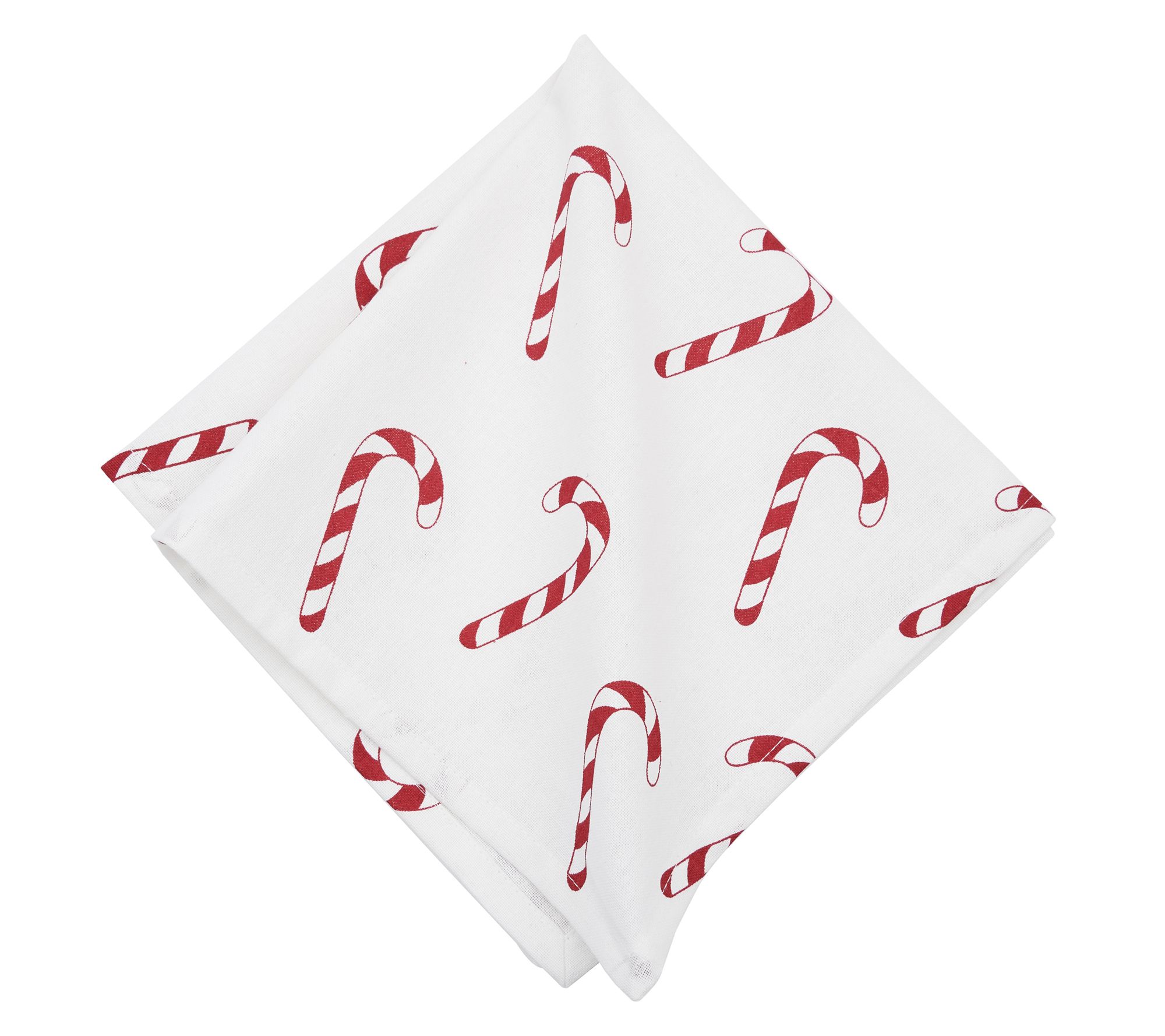 Candy Cane Wishes Napkin Set of 6 by Valerie