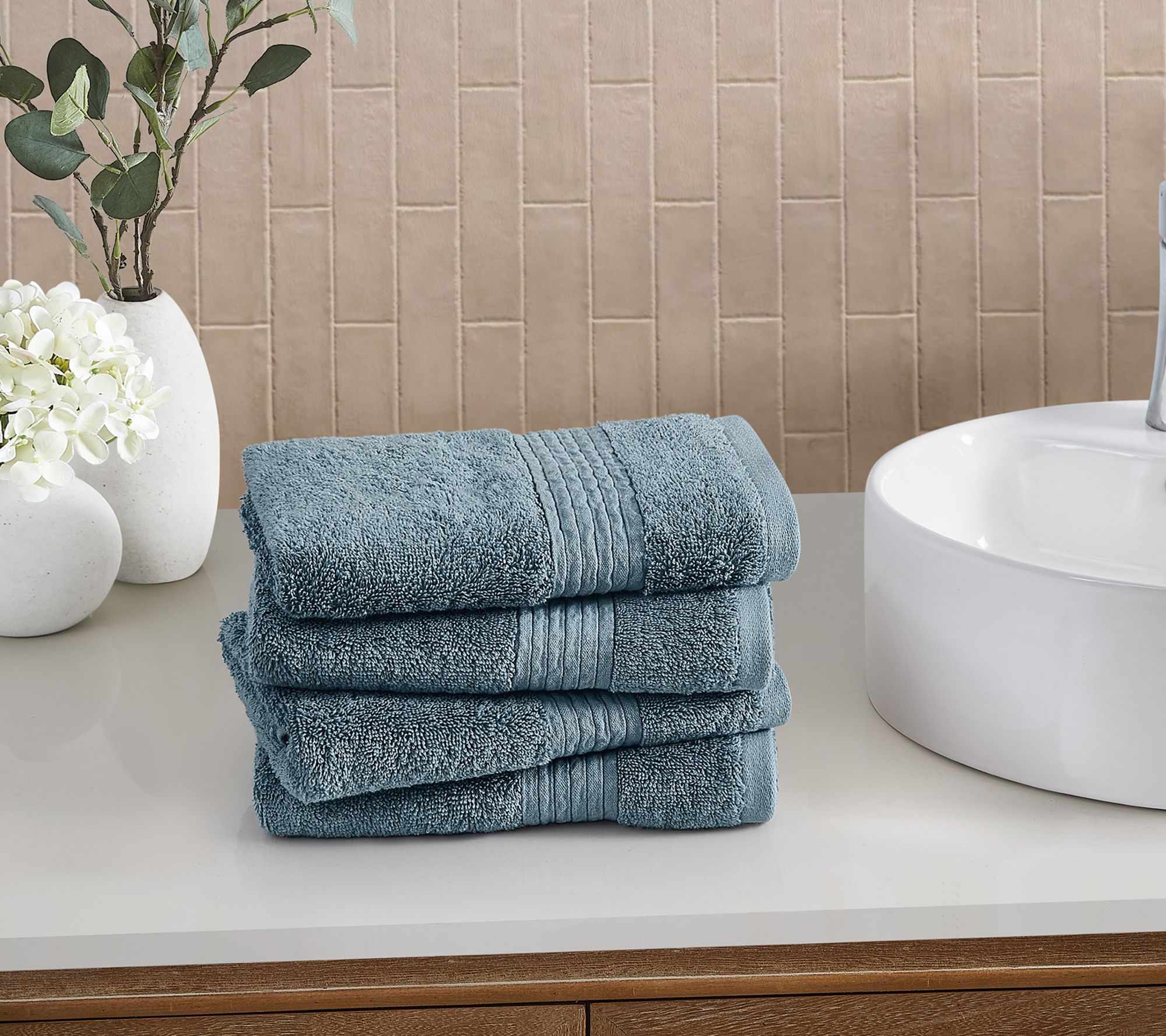 Cannon Cotton Tencel 4-Pack Hand Towel