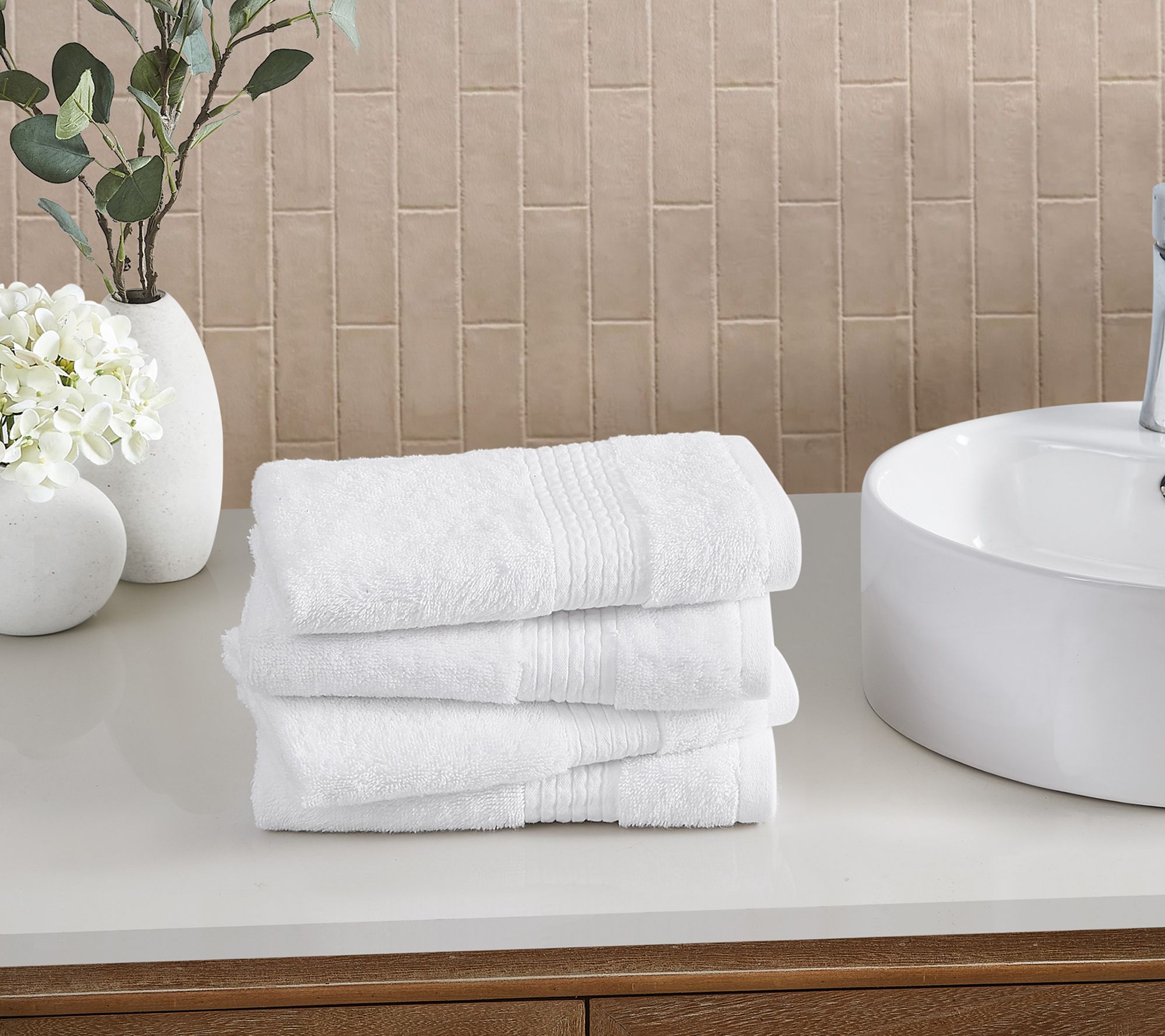 Cannon Cotton Tencel 4-Pack Hand Towel