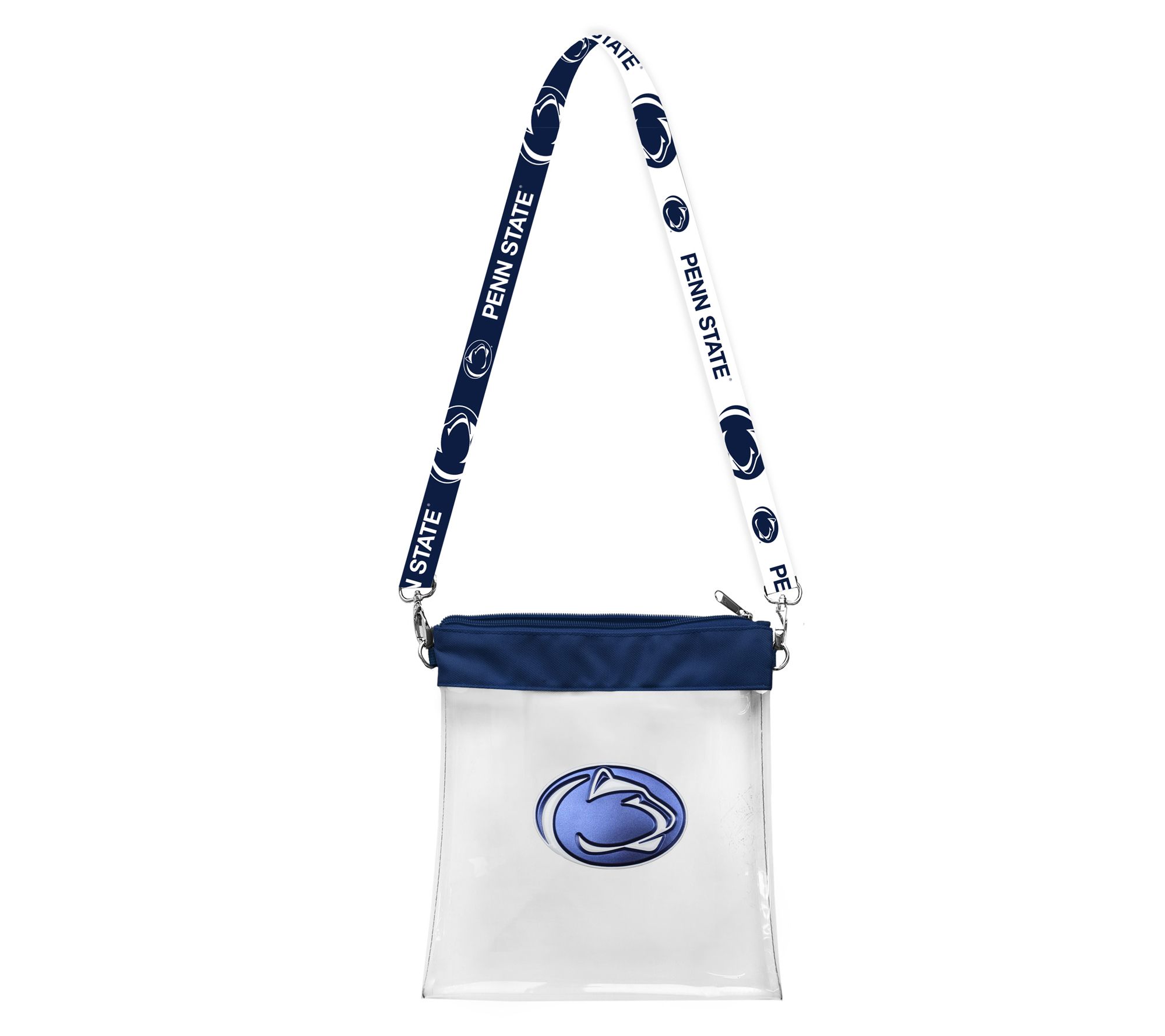 Littlearth NCAA 3D Logo Clear Satchelette