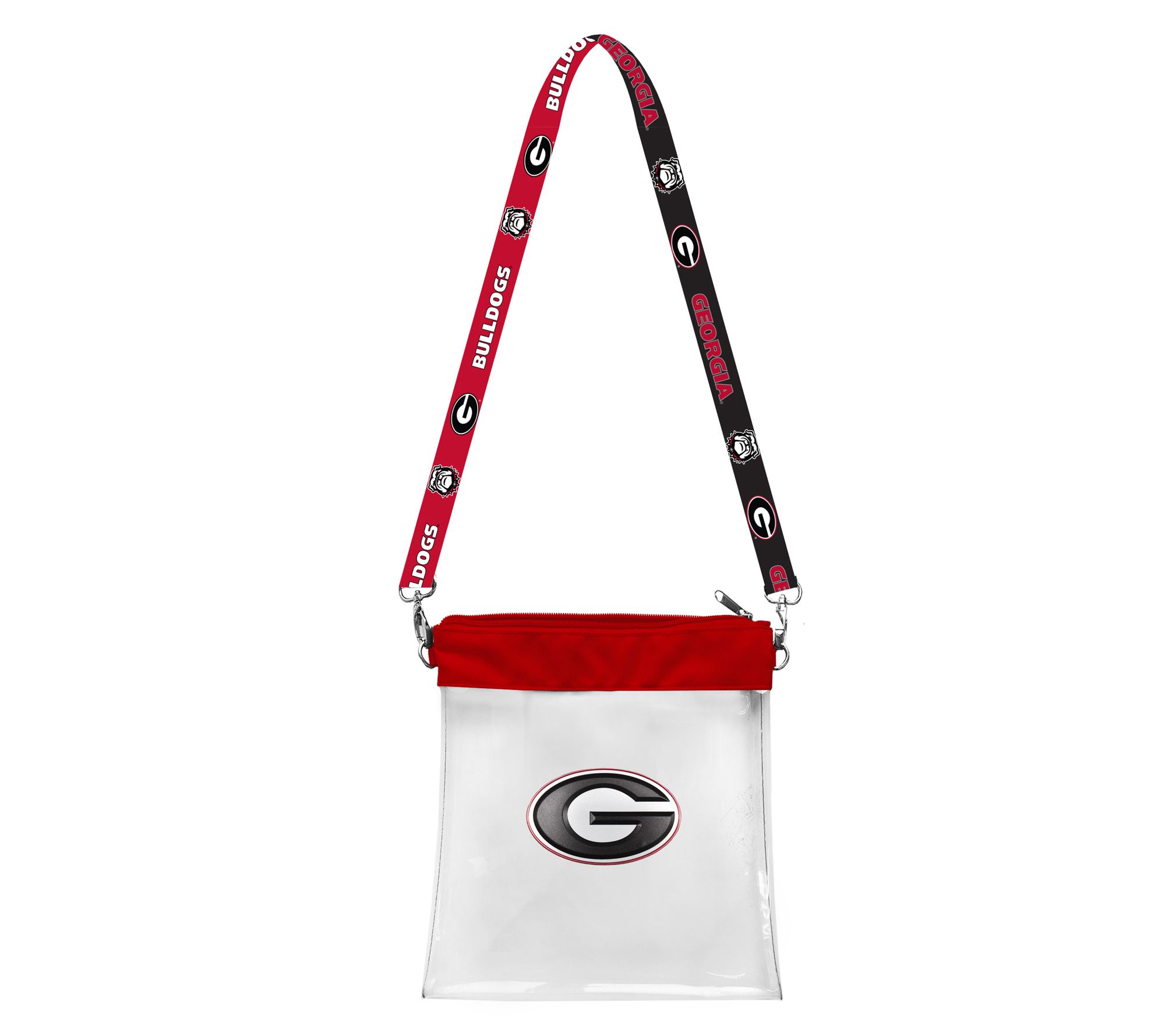 Littlearth NCAA 3D Logo Clear Satchelette