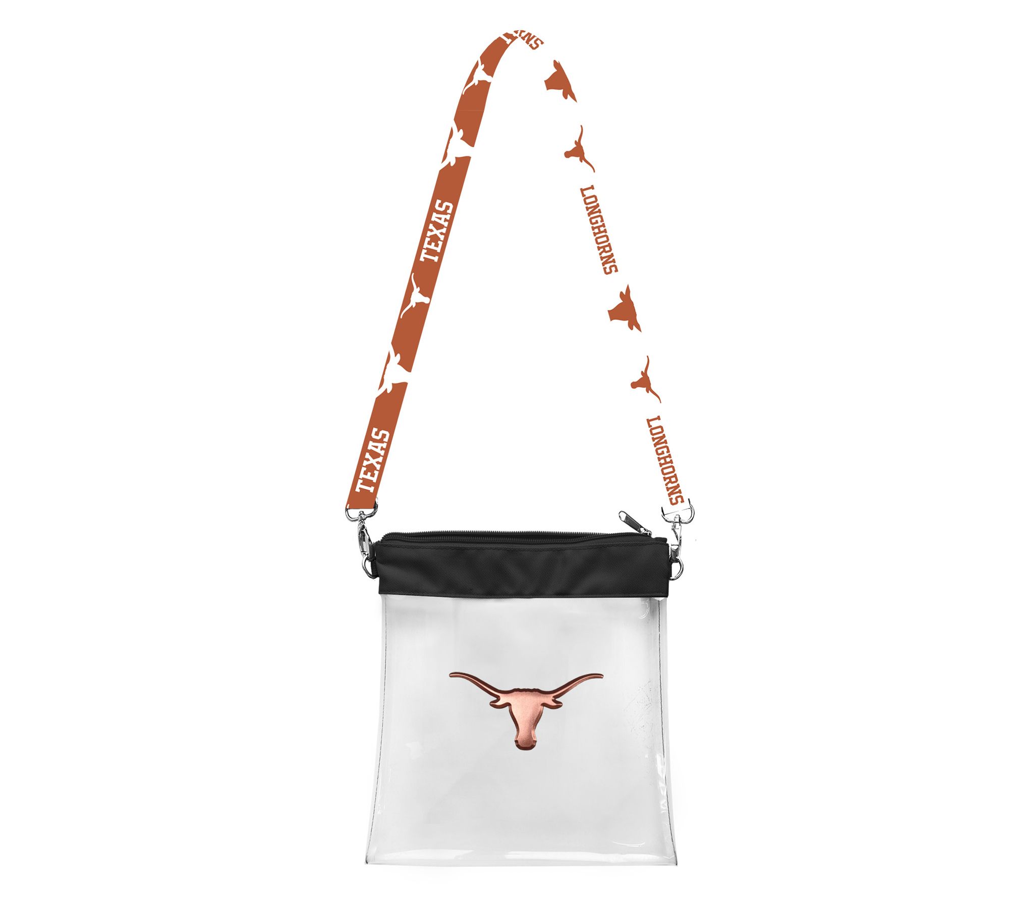 Littlearth NCAA 3D Logo Clear Satchelette