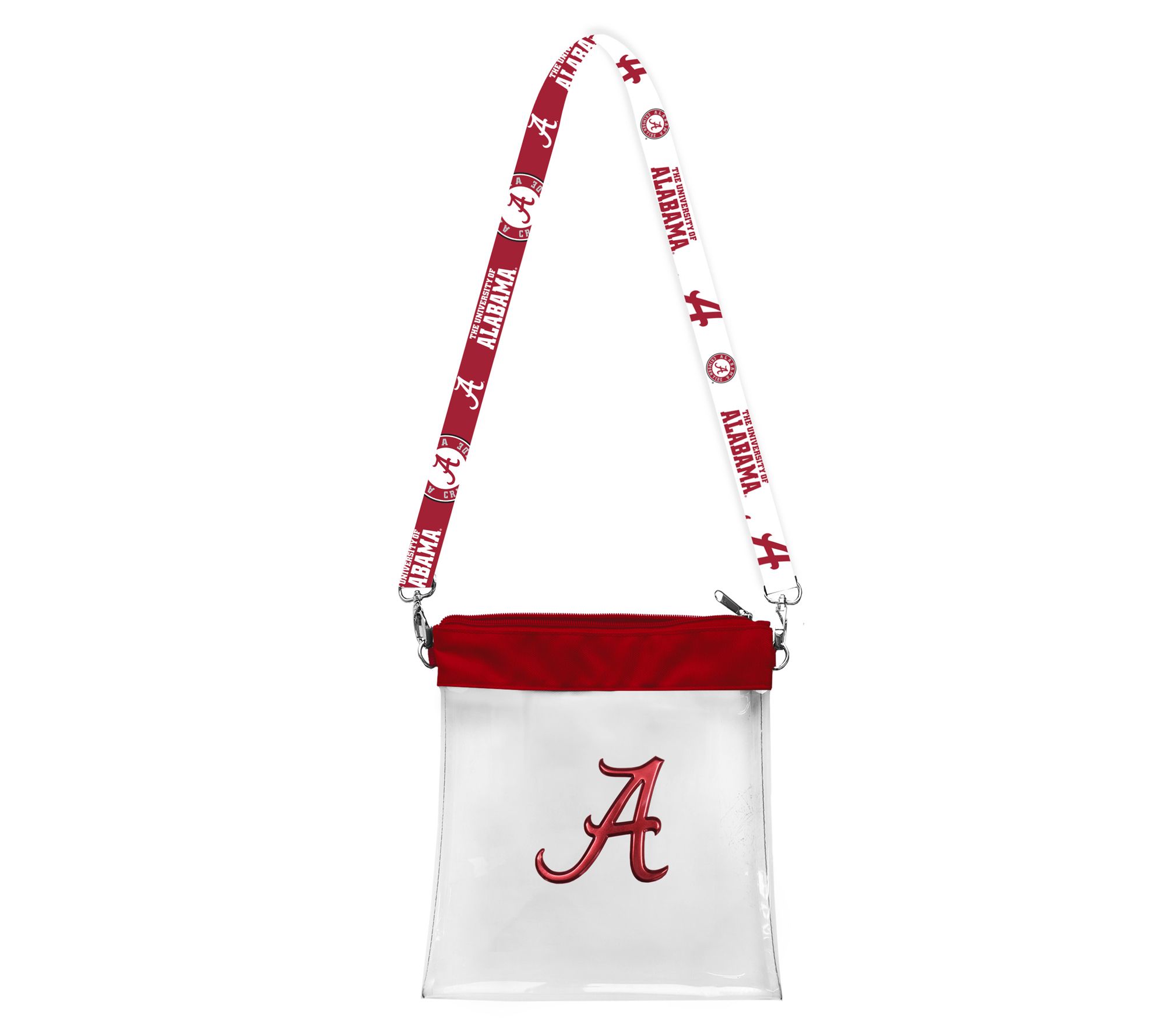 Littlearth NCAA 3D Logo Clear Satchelette