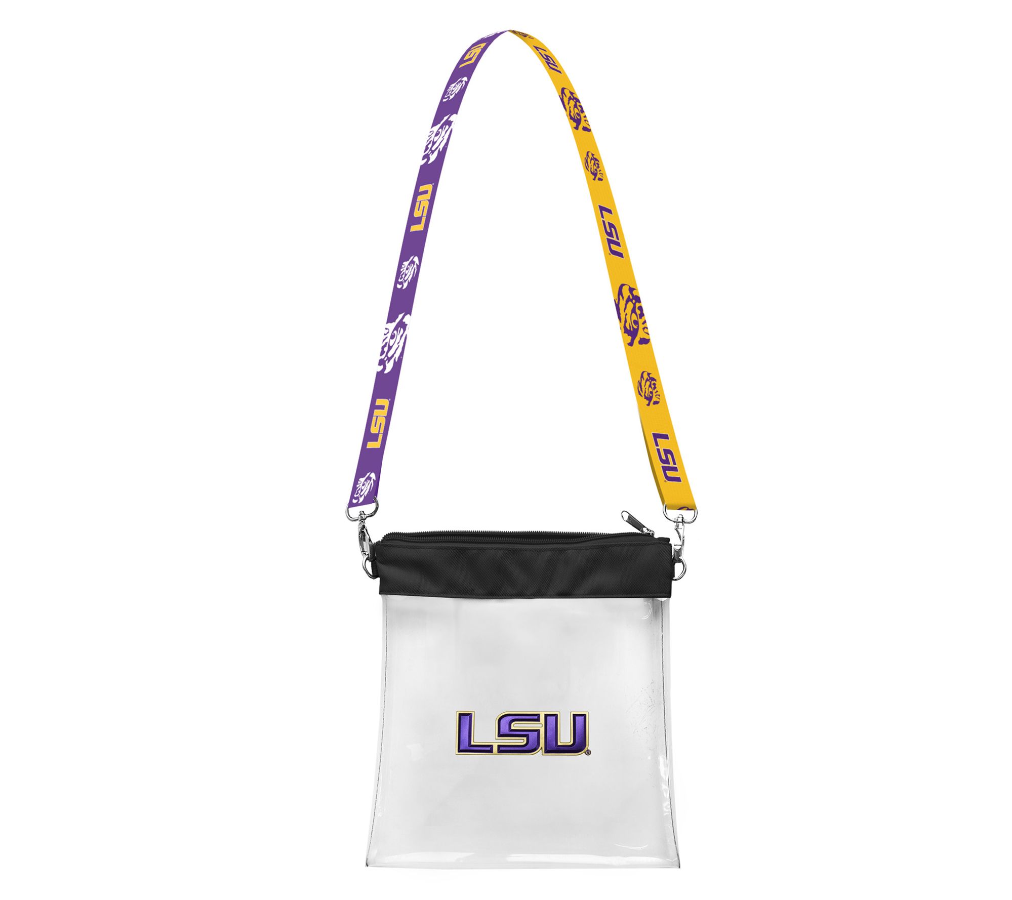 Littlearth NCAA 3D Logo Clear Satchelette