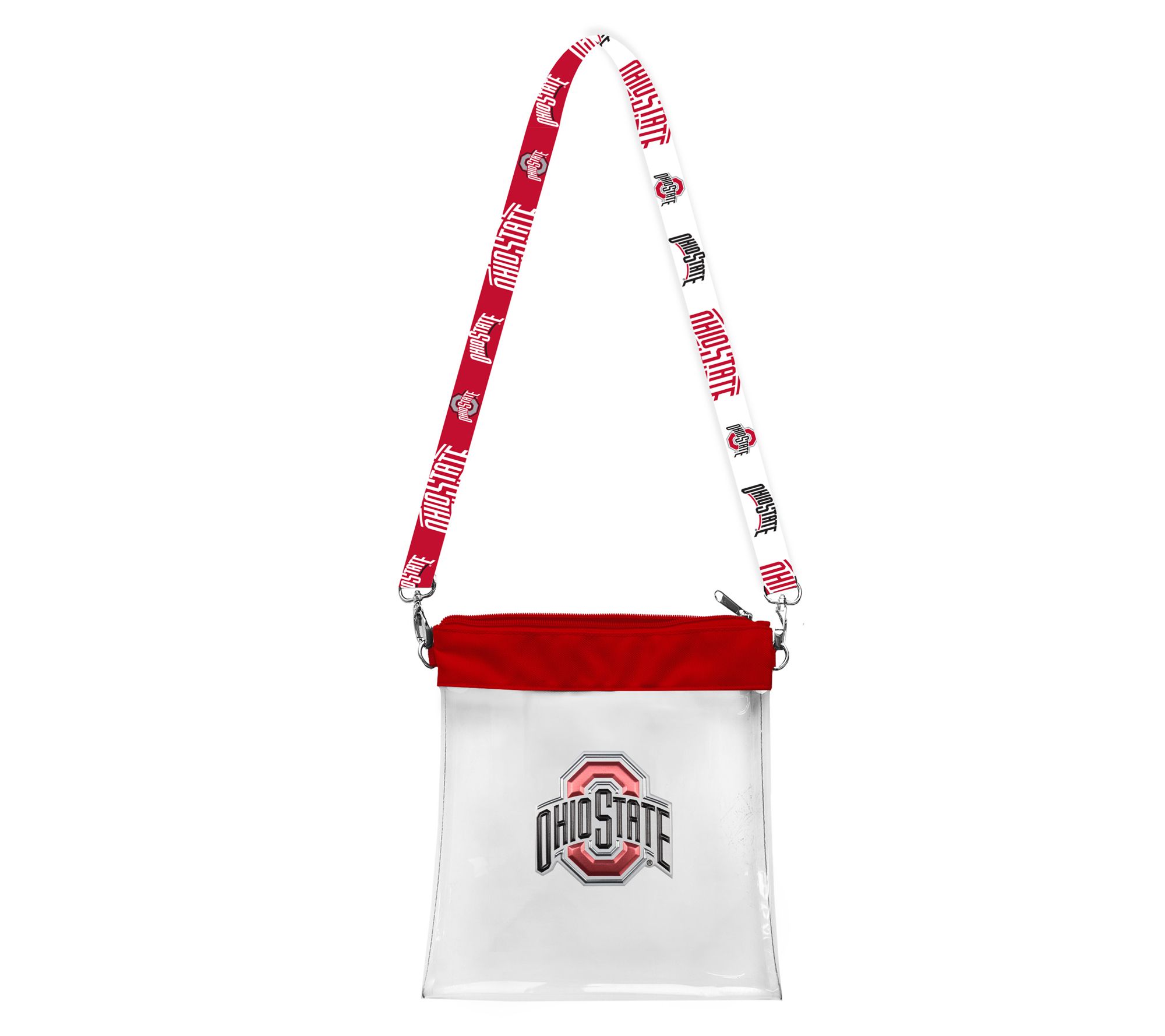 Littlearth NCAA 3D Logo Clear Satchelette