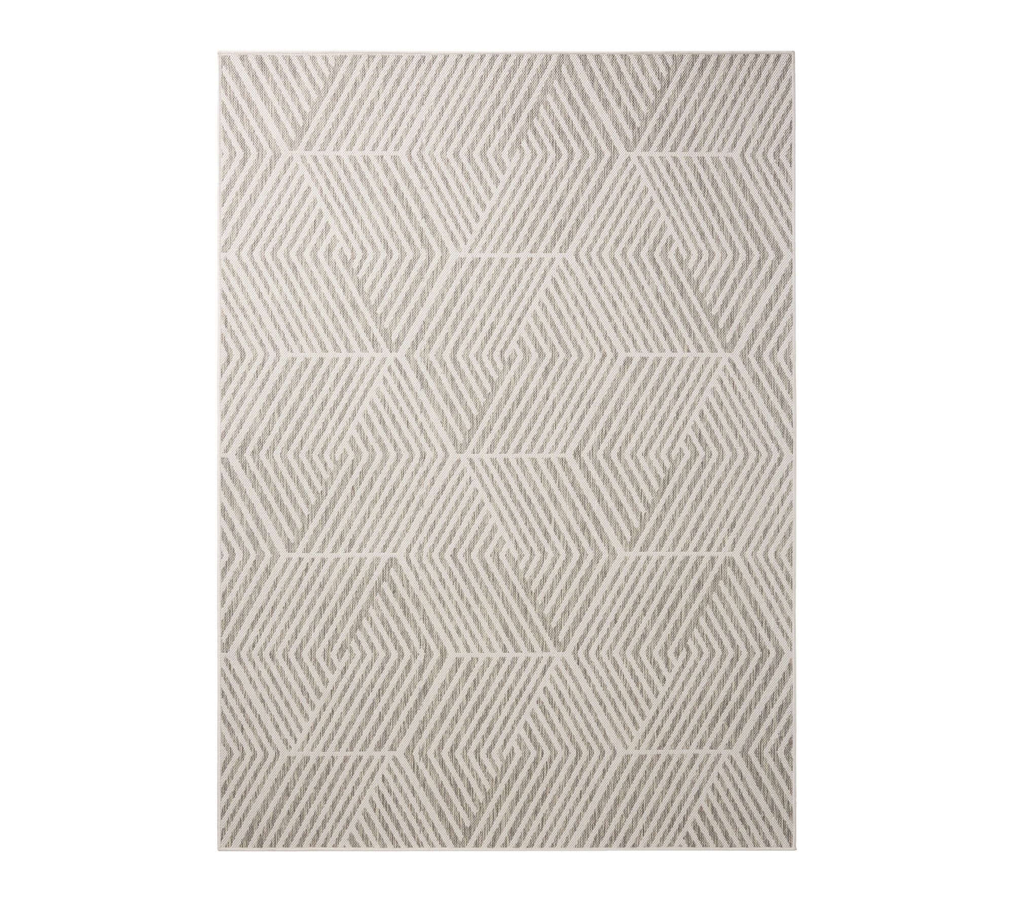 NMNY Patio Country Ombre Geo 4x5 Indoor/OutdoorRug