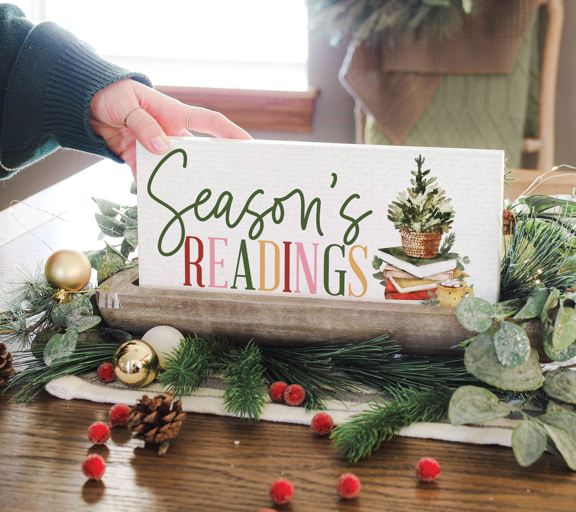 Sincere Surroundings 12" Season's Readings Inspire Board