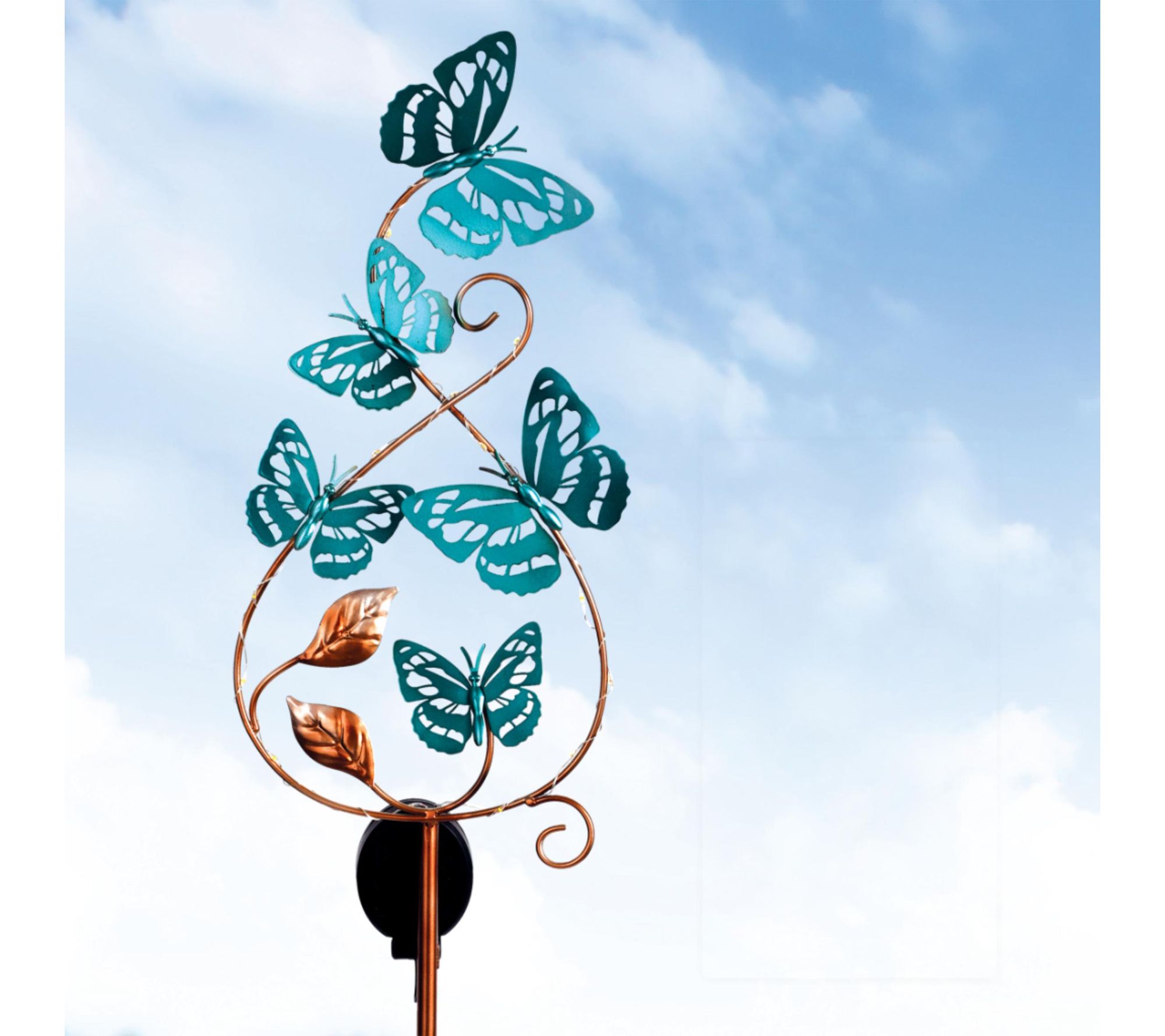 Sunset Vista Designs Solar Butterfly Kaleidoscope Garden Stake