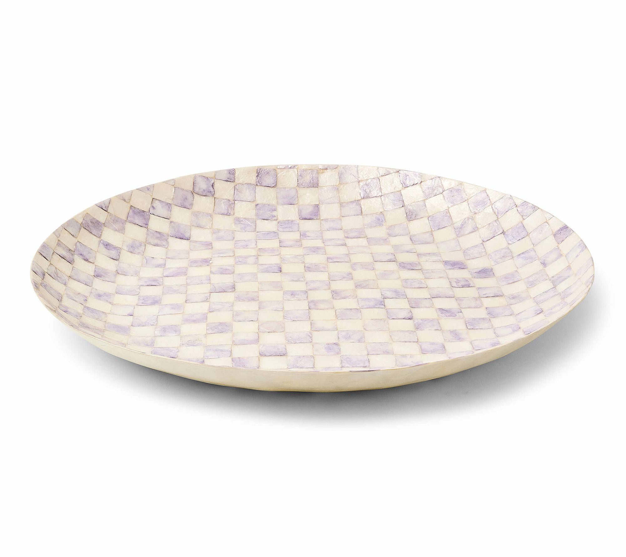MacKenzie-Childs Check Capiz Decorative Bowl