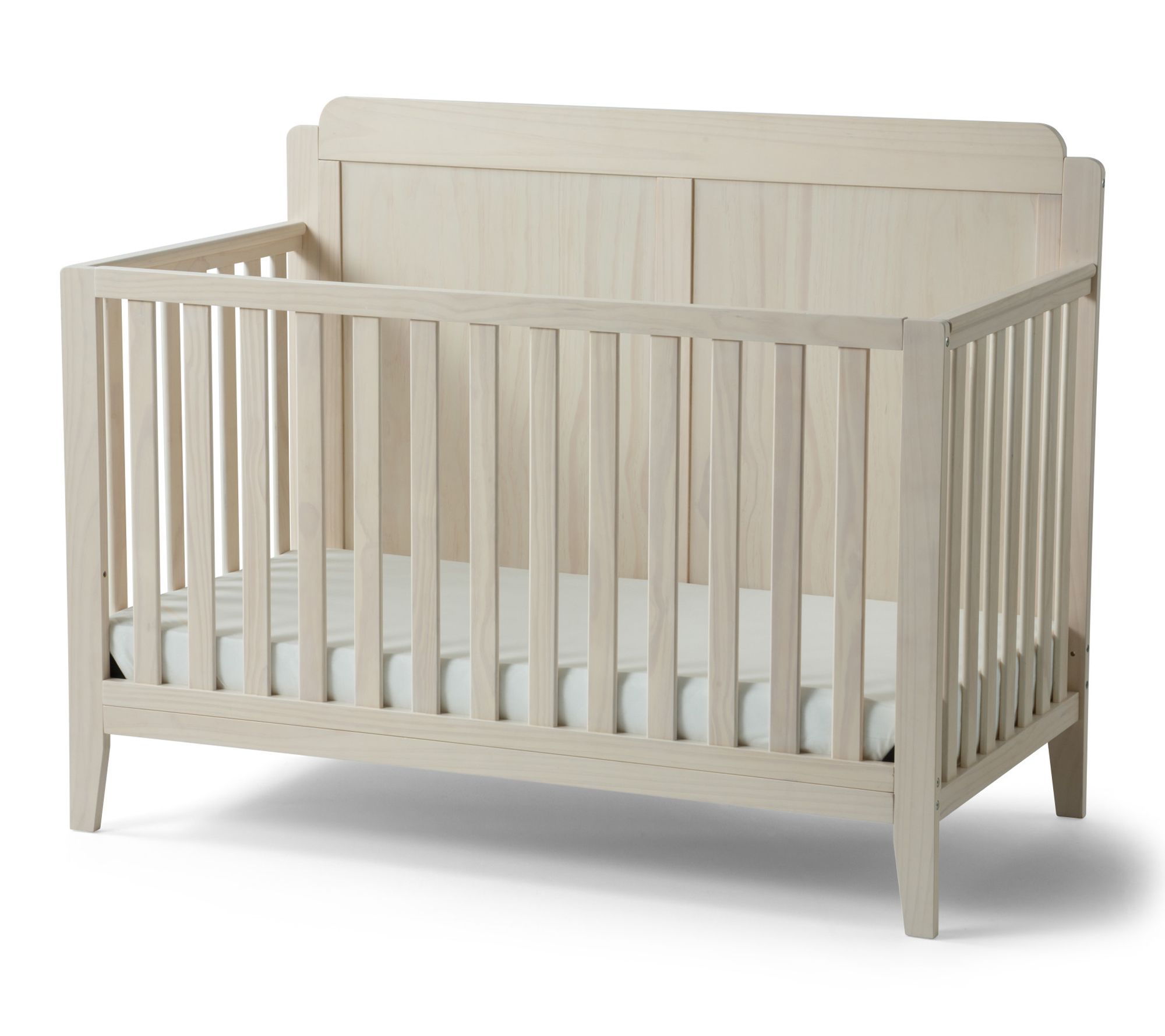 Little Seeds Sprig Headboard Crib in Taupe