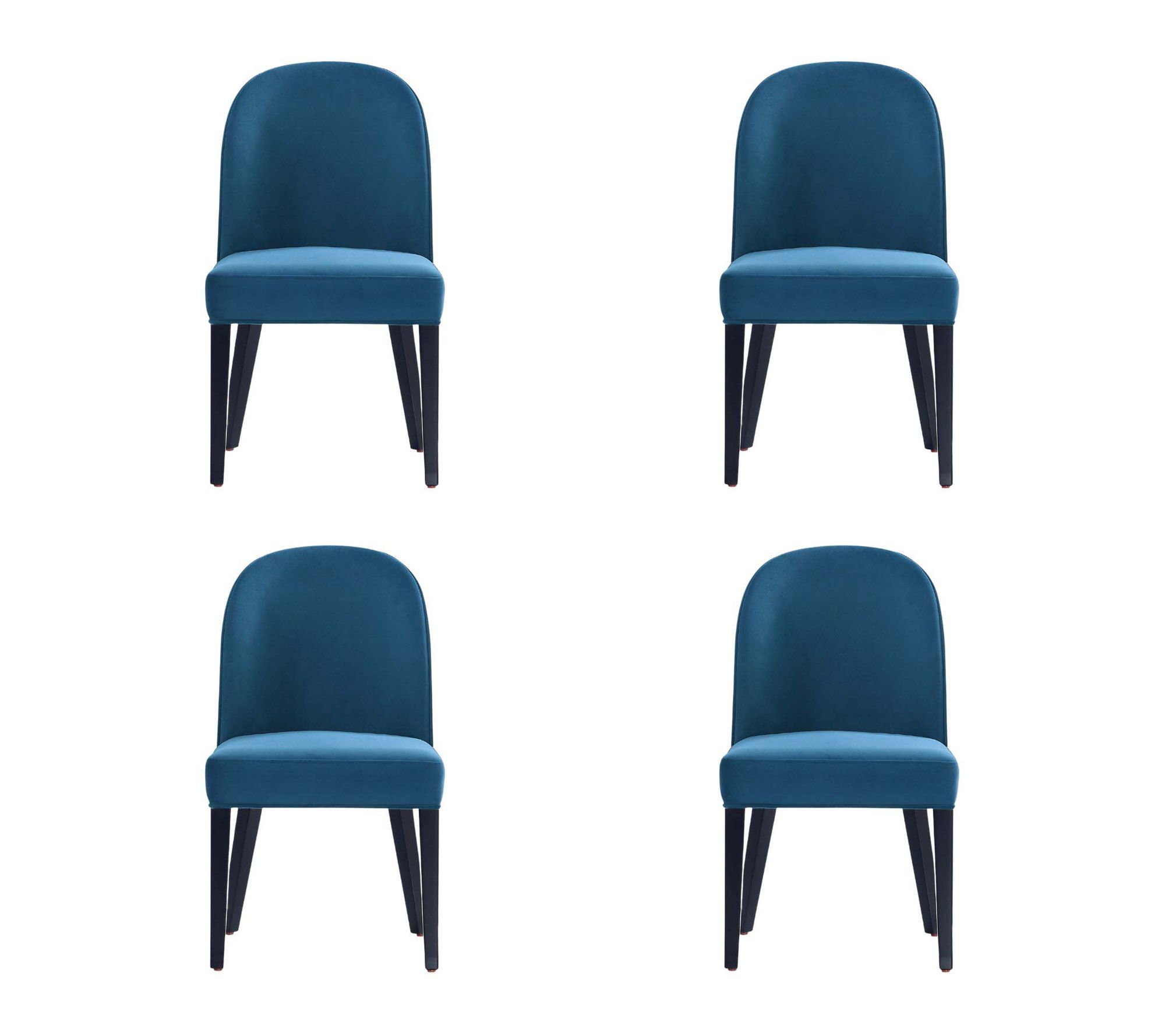 Manhattan Comfort Hillman Upholstered Dining Chair - Set of 4