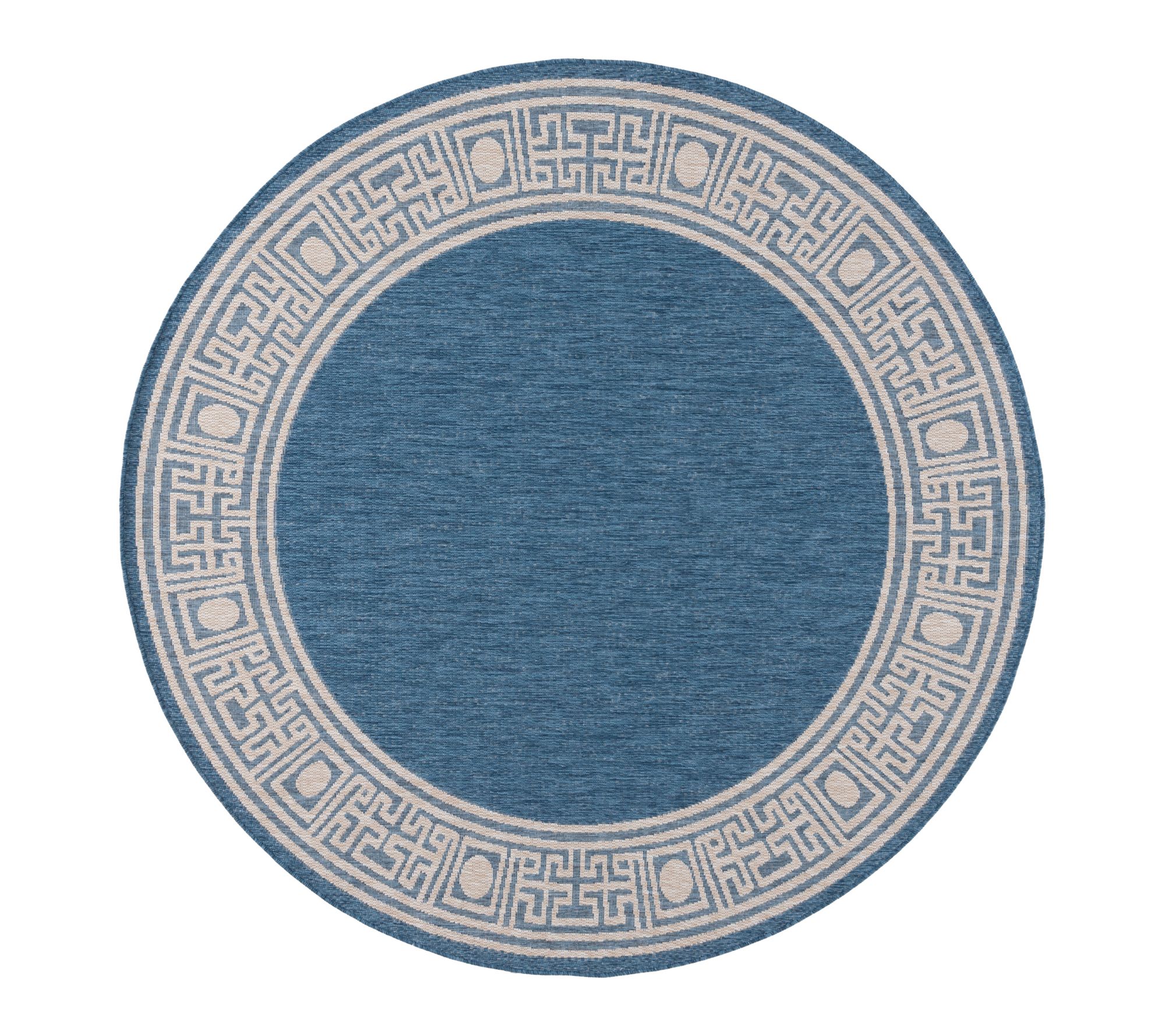 Beach House Olympia 6'-7" x 6'-7" Round OutdoorRug by Valerie