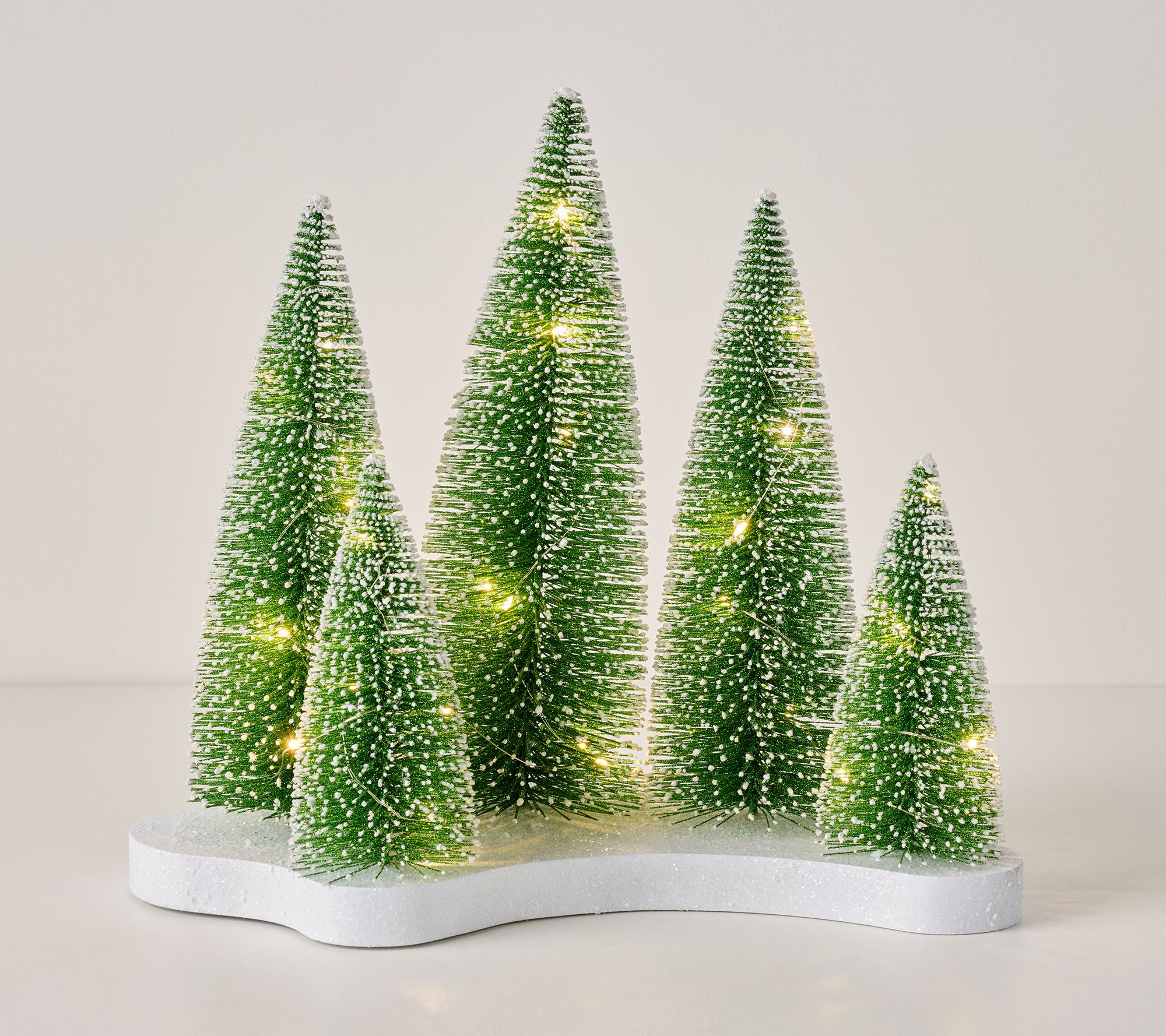 Illuminated 5-Tree Bottlebrush Forest by Valerie