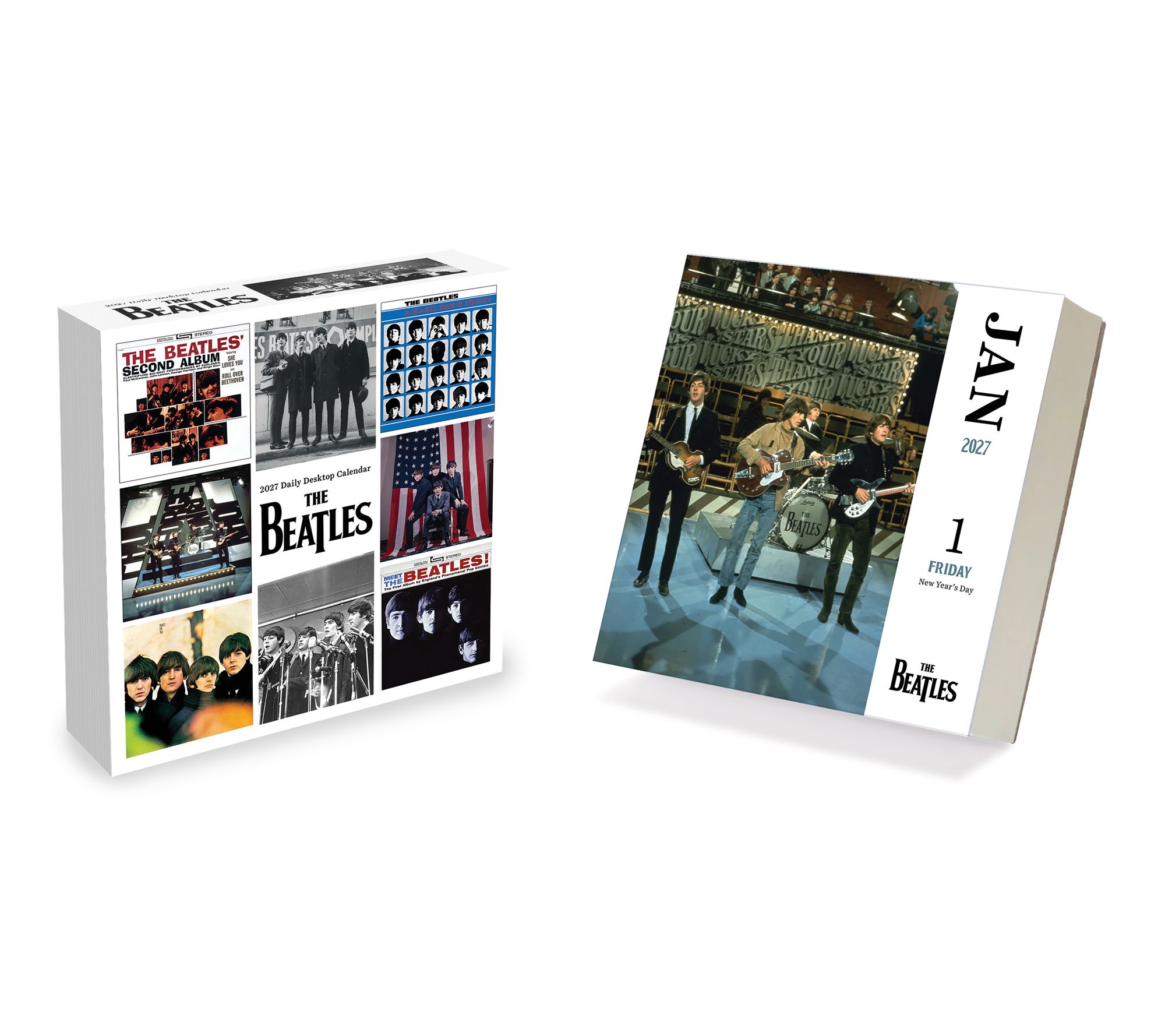 2027 The Beatles Daily Desktop Calendar