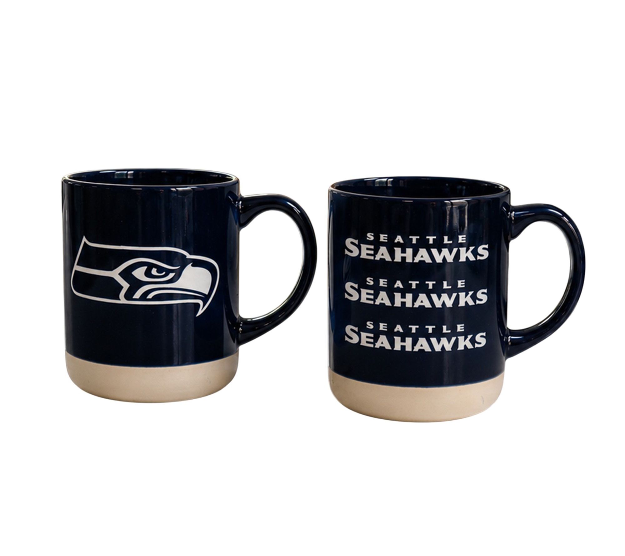 Pegasus Sports NFL Echo Logo 2 -Pack 14oz Debossed Mug Set