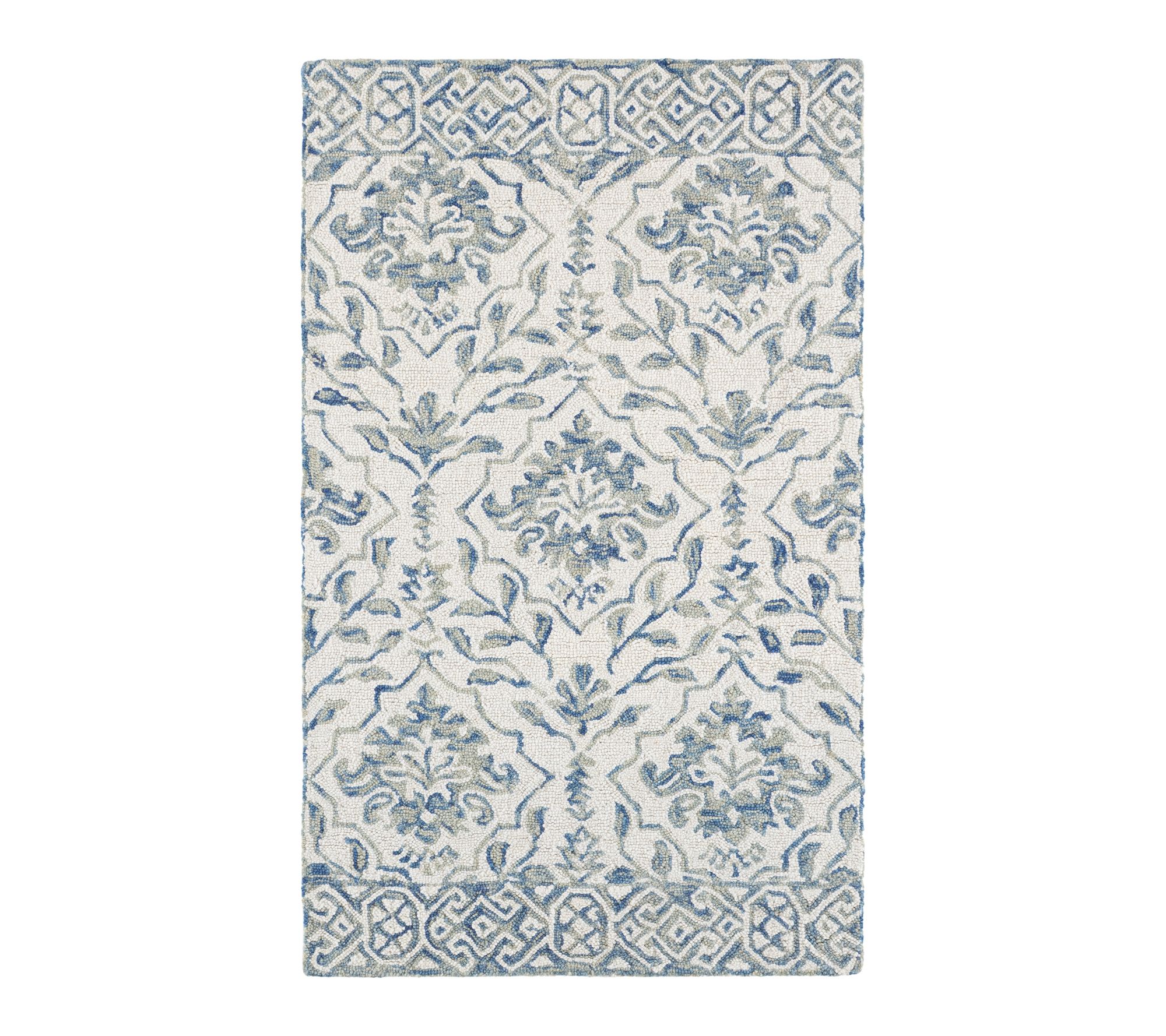 Dip Dye Fleur 2' x 3' Wool Rug by Valerie