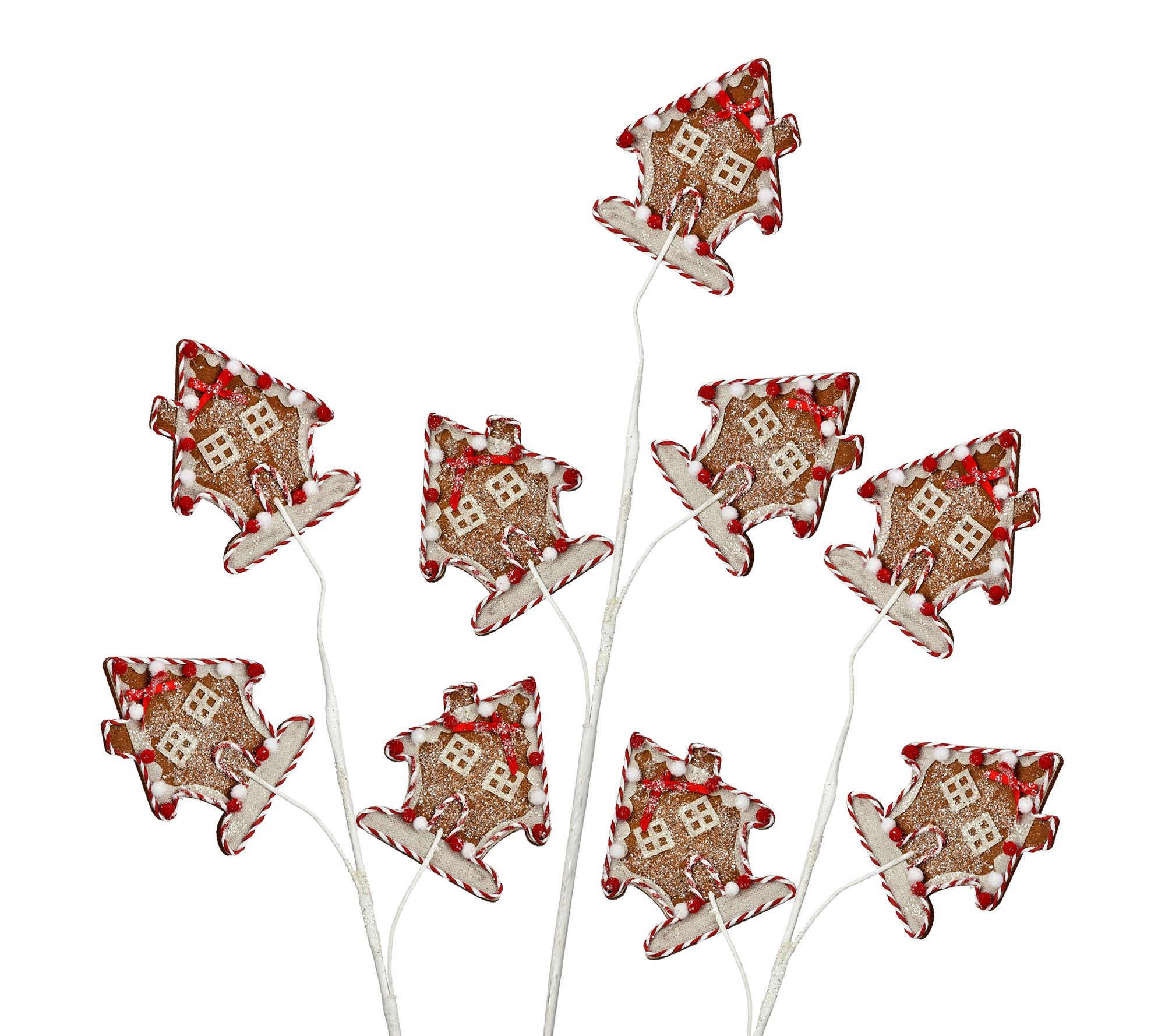 29" Gingerbread House Spray X3 Set of 3 by Valerie