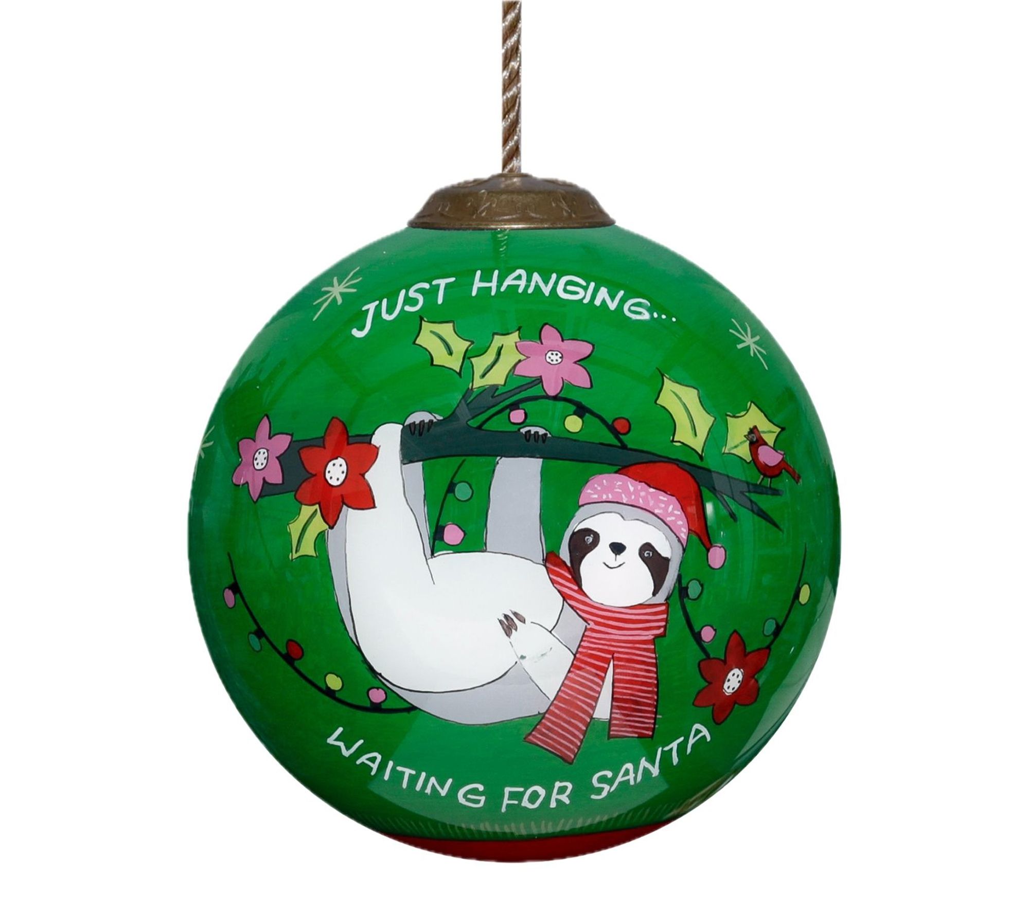 Inner Beauty Gifts 3" Just Hanging... Waiting Ornament