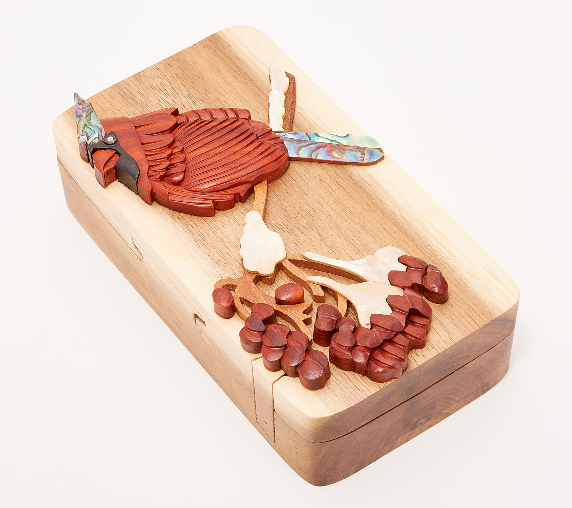 Carver Dan's Fish for Dinner Puzzle Box with Magnet Closures 